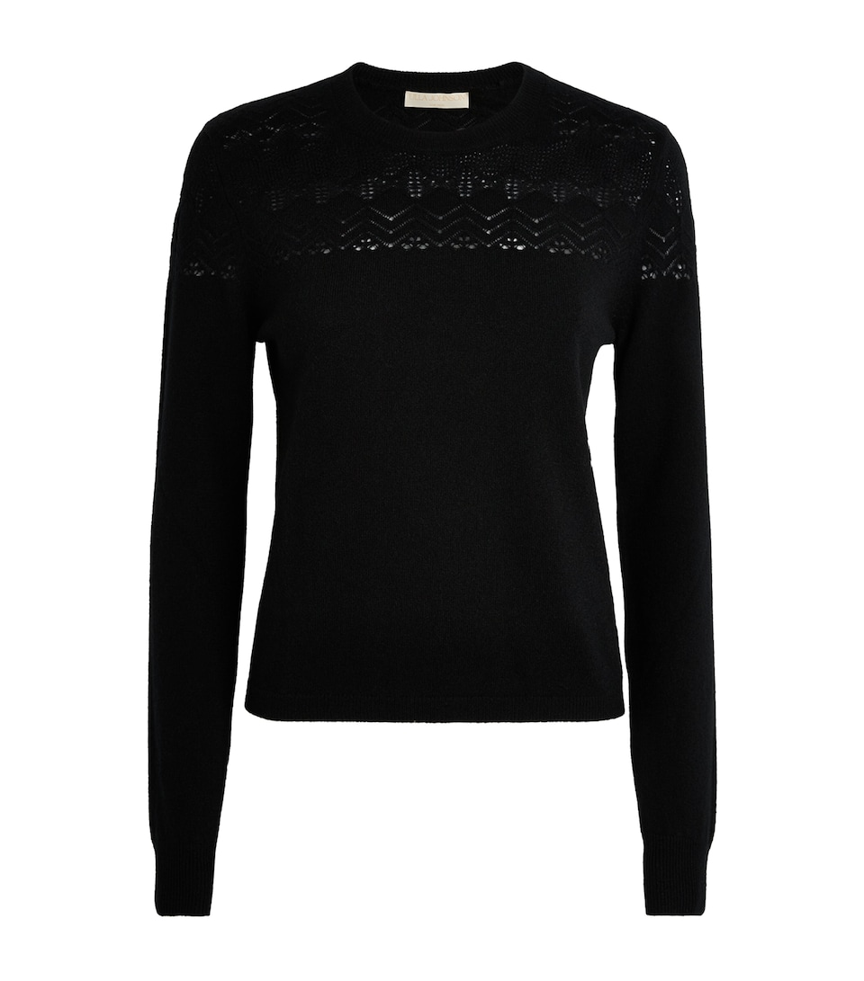 Ulla Johnson Womens Cashmere Emelie Sweater Noir