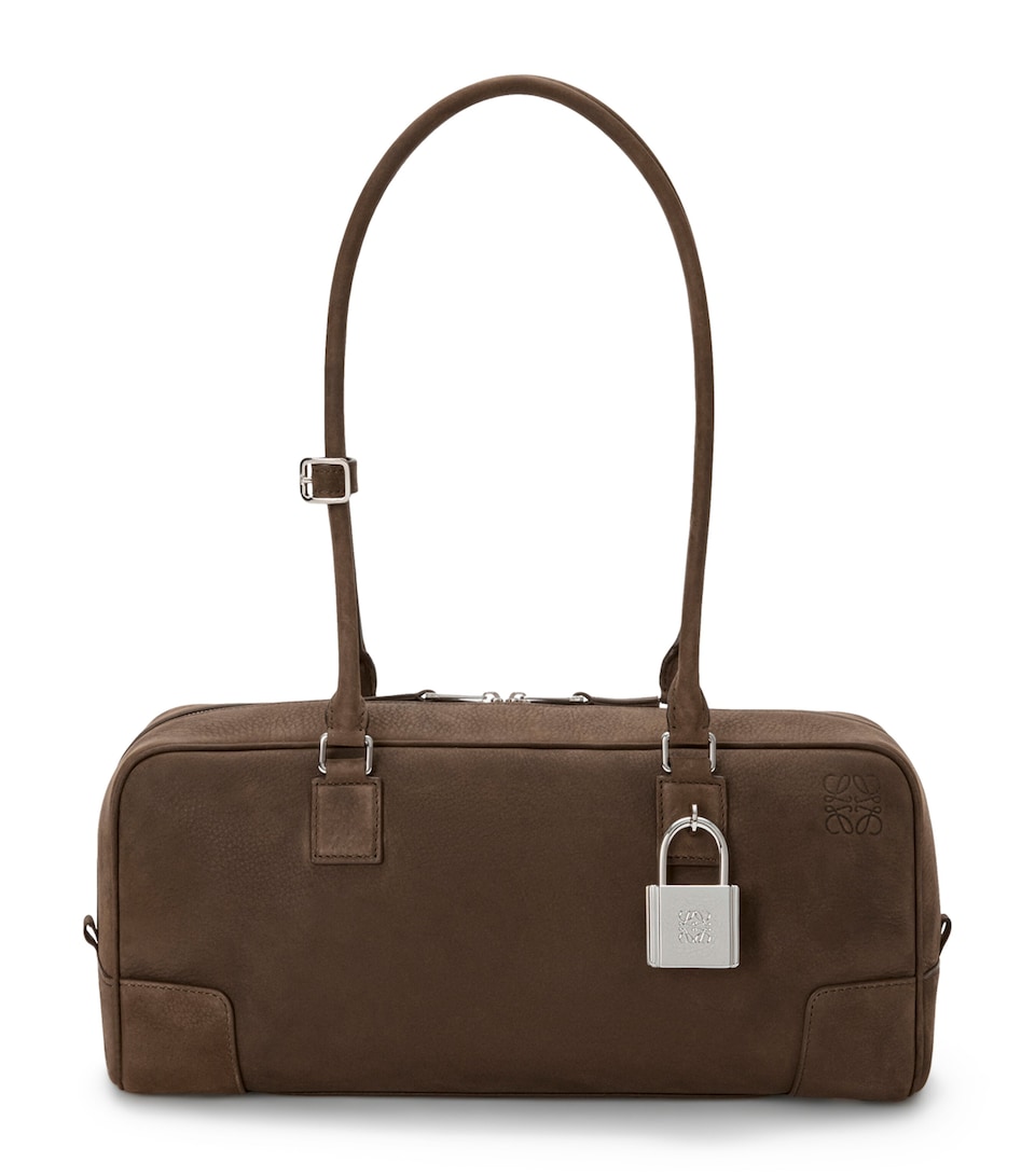 Suede Amazona 31 Top-Handle Bag