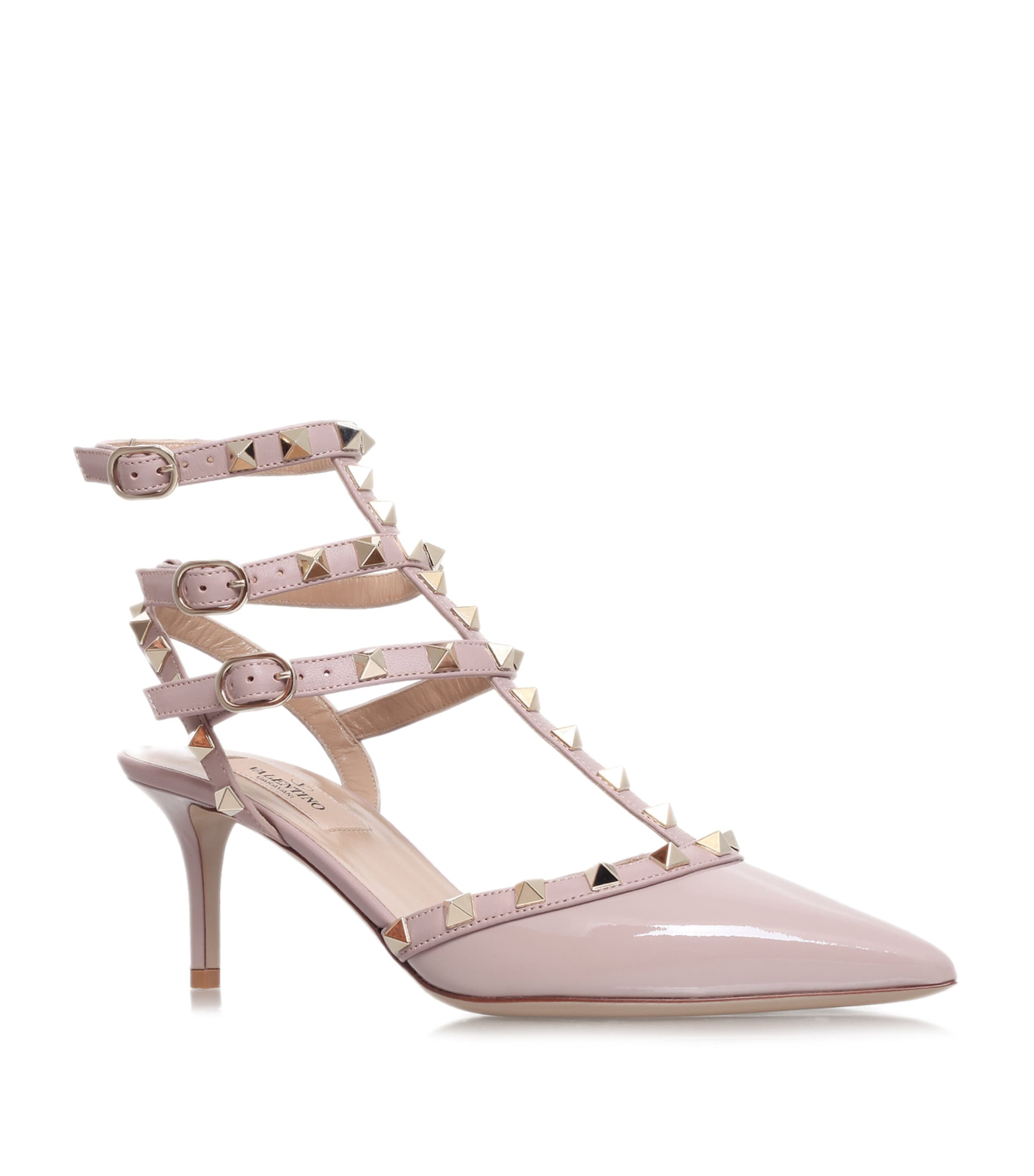 Patent Rockstud Heels 65