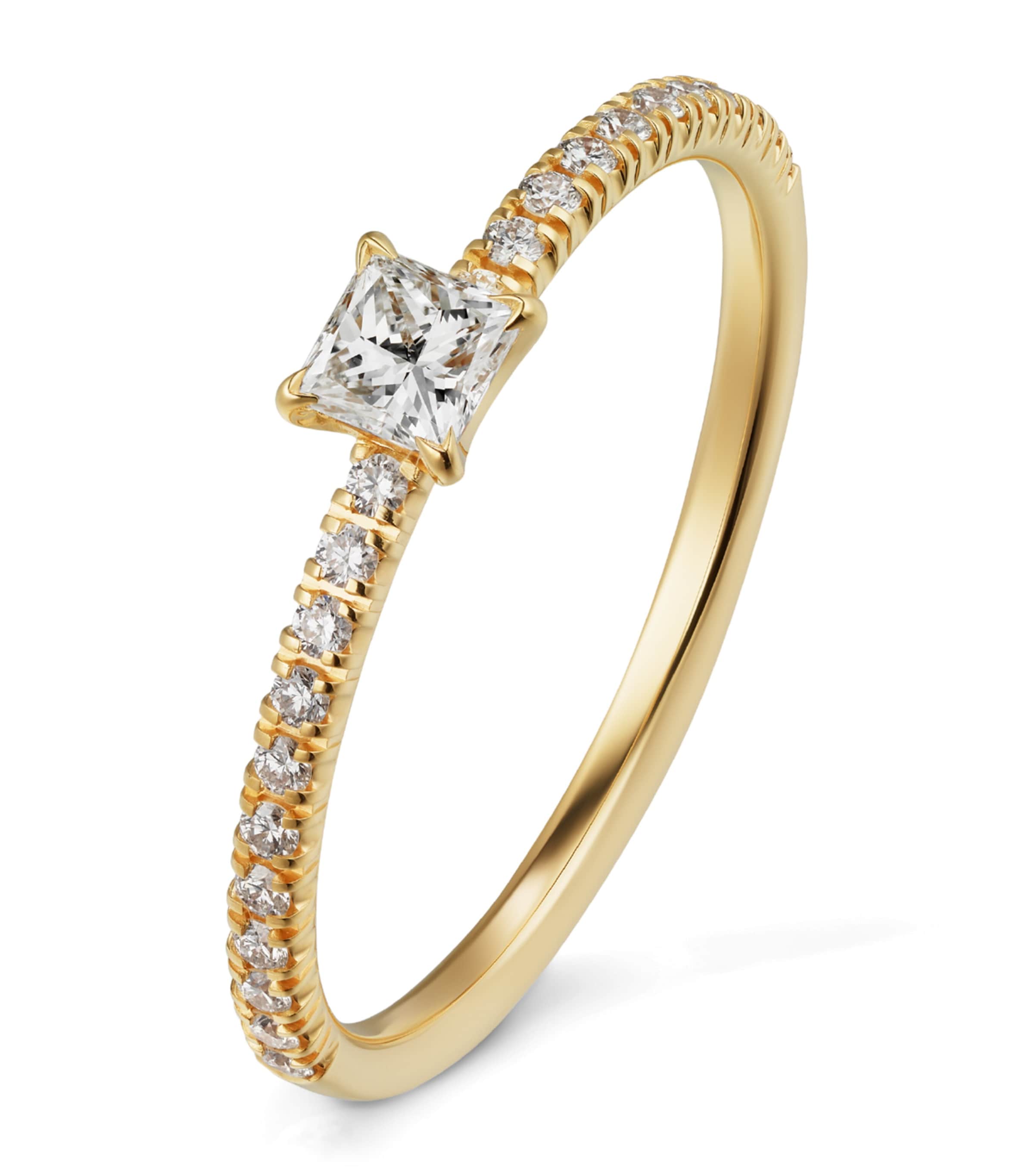 Cartier Yellow Gold and Diamond Étincelle de Cartier Ring Yellow Gold