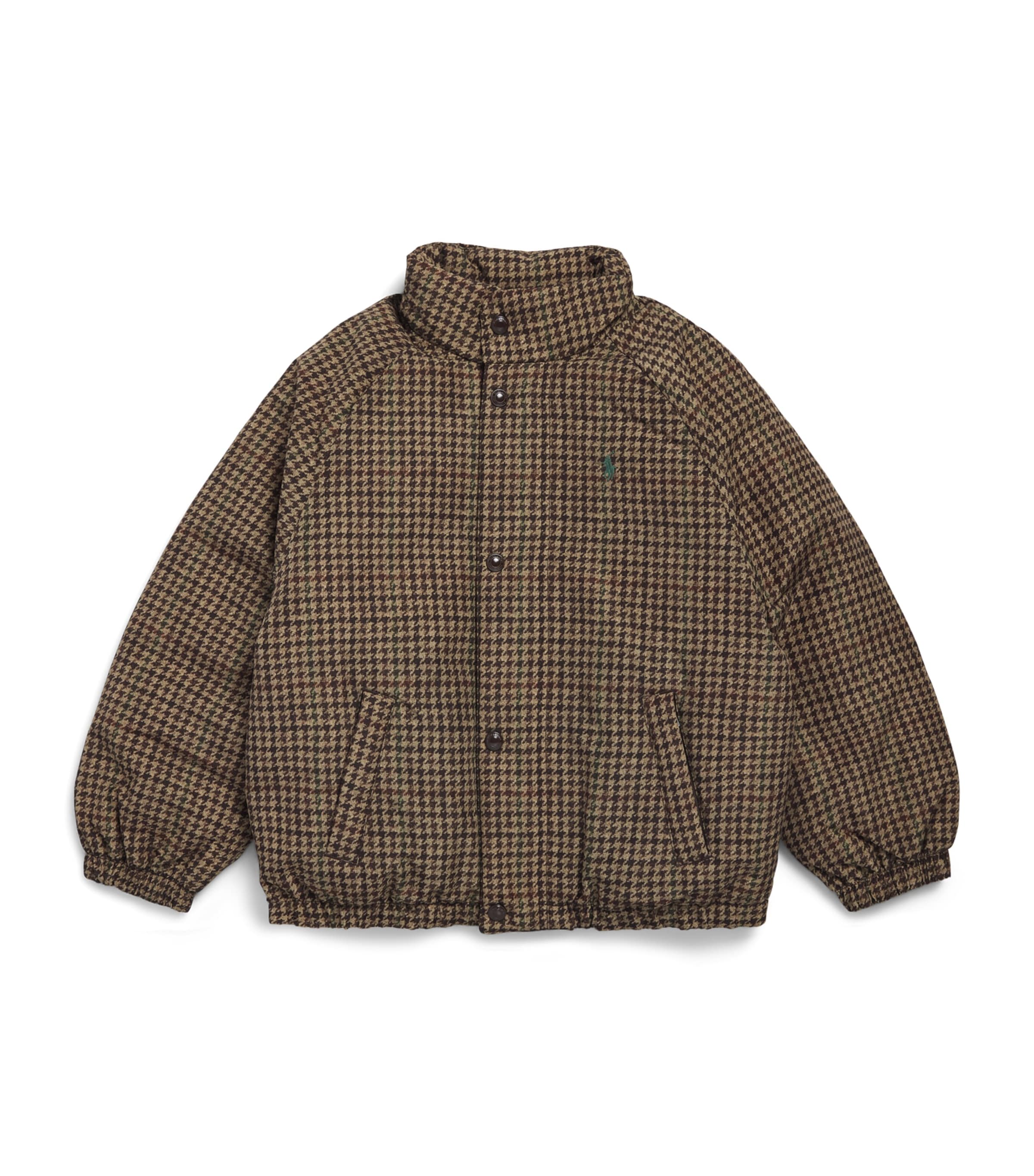 Ralph Lauren Kids Tweed Puffer Jacket (6-14 Years) Printed Tweed