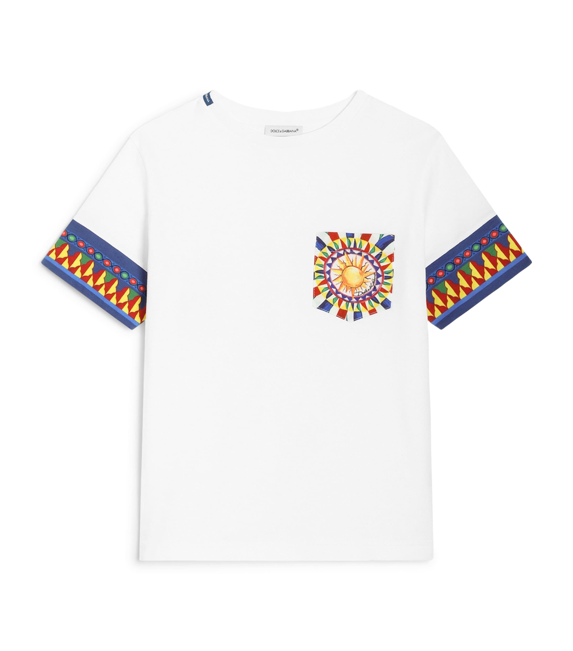 Dolce&Gabbana Kids Carretto Print T-Shirt (8-14 Years) Combined Colou