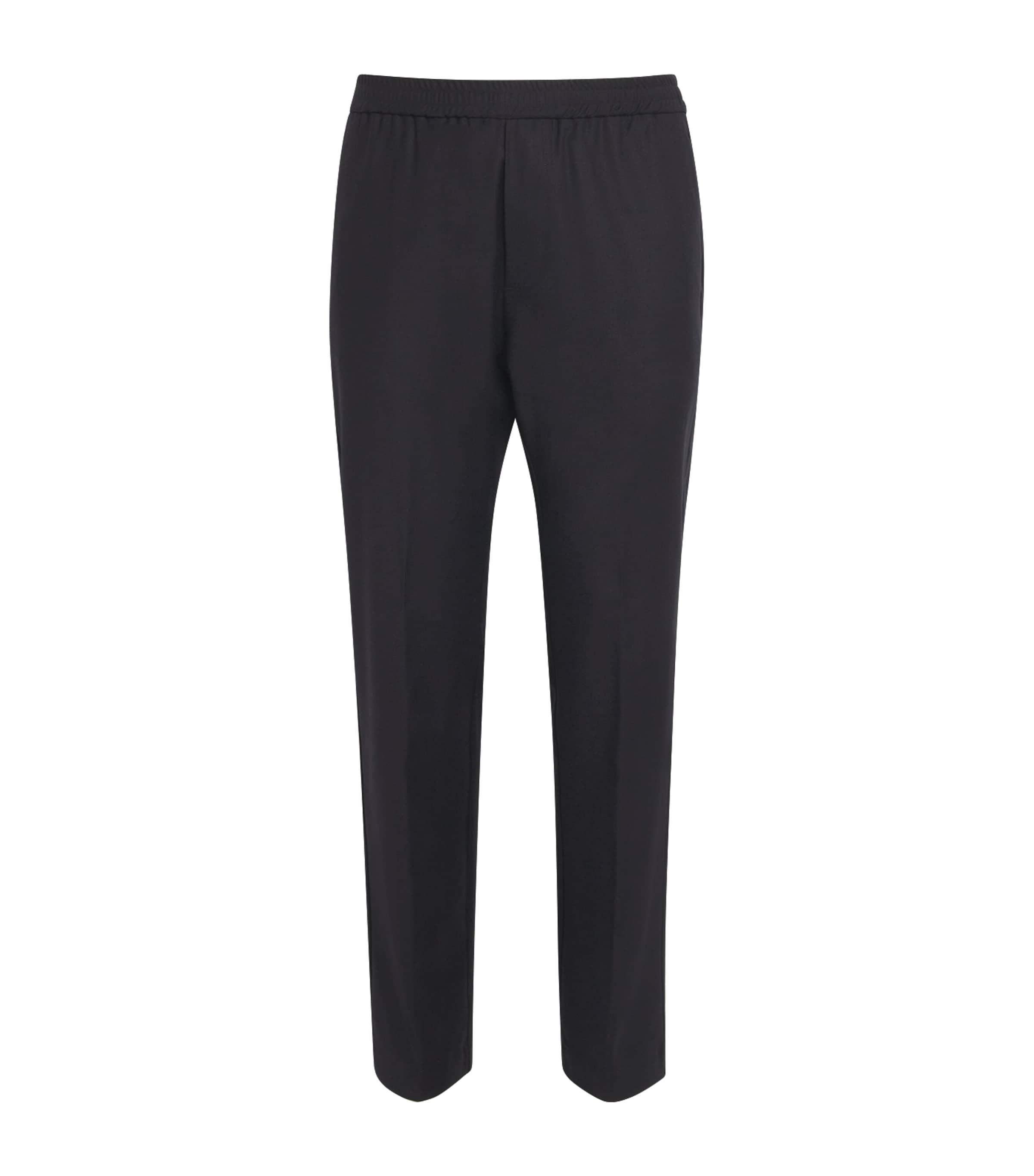 Virgin Wool Drawstring Trousers