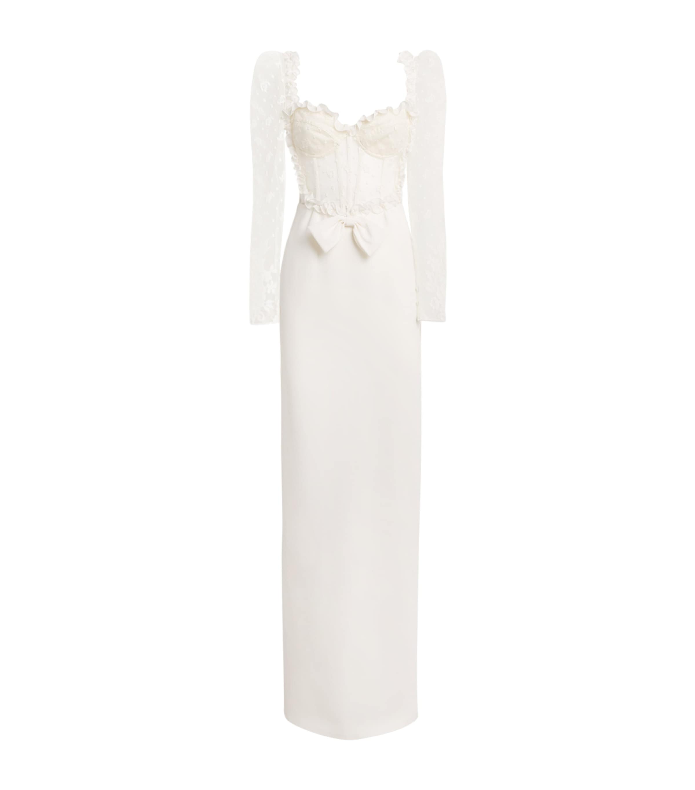 Cady Lace-Bustier Maxi Dress