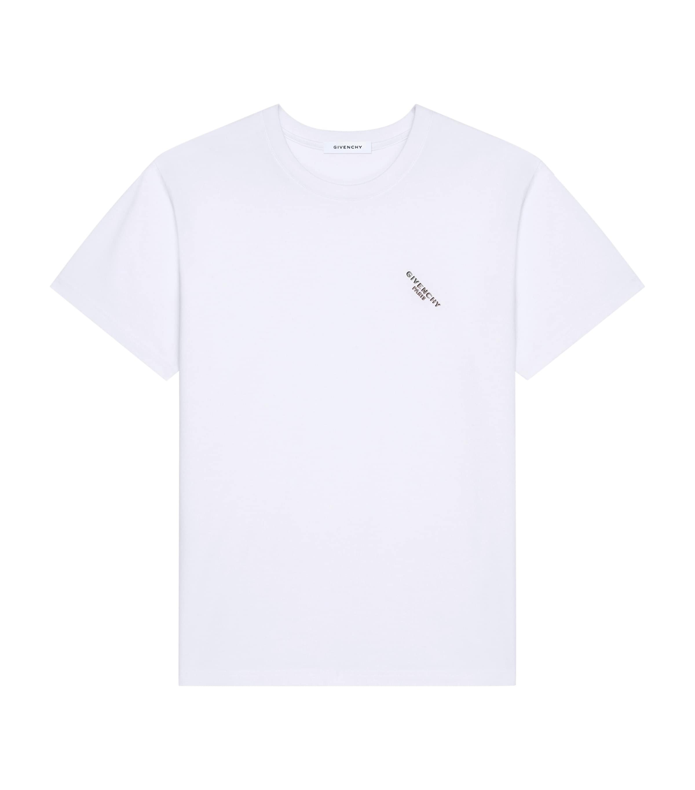 Cotton Slanted Logo T-Shirt