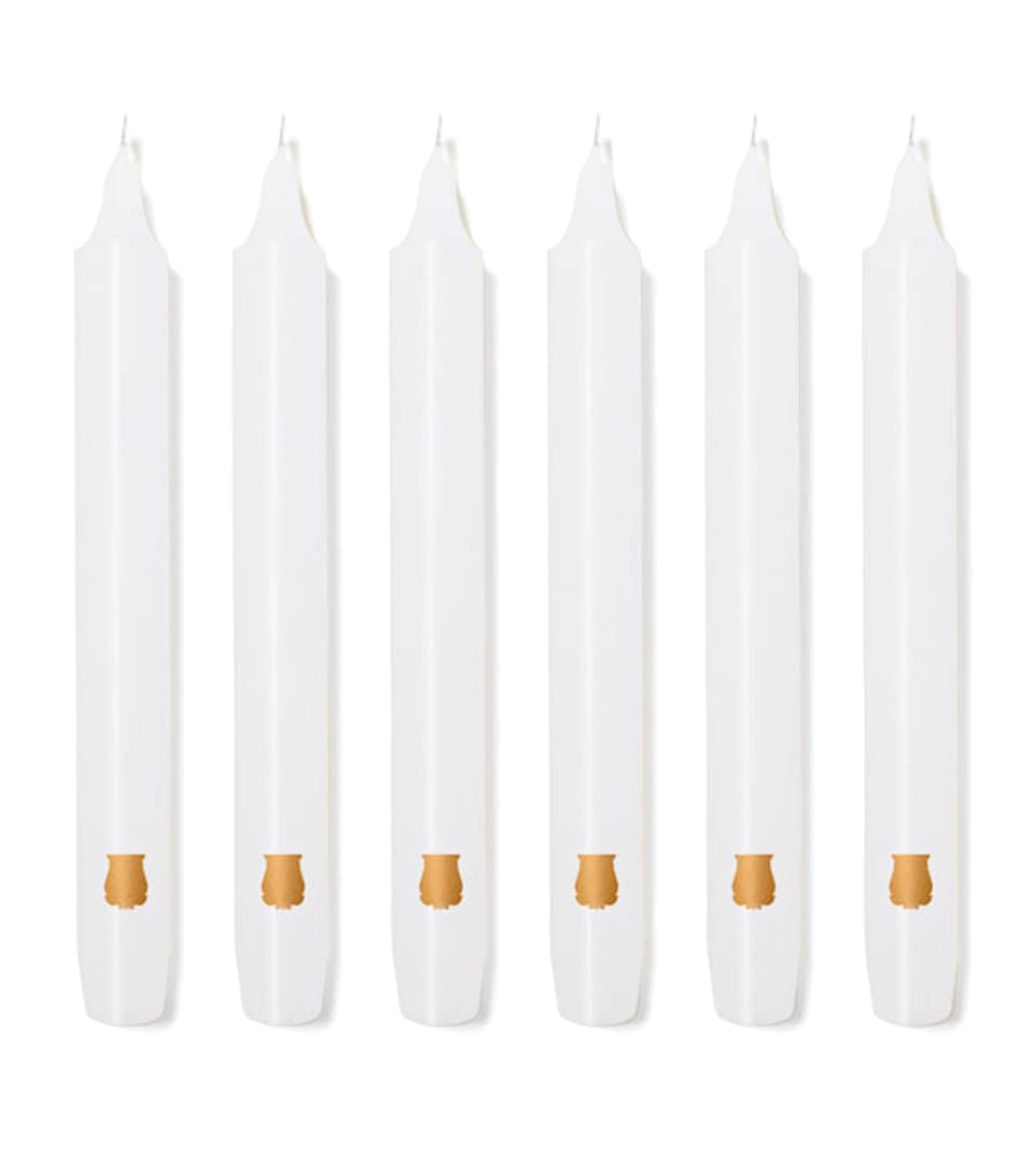 Trudon Madeleine Tapered Candles (Set of 6) White