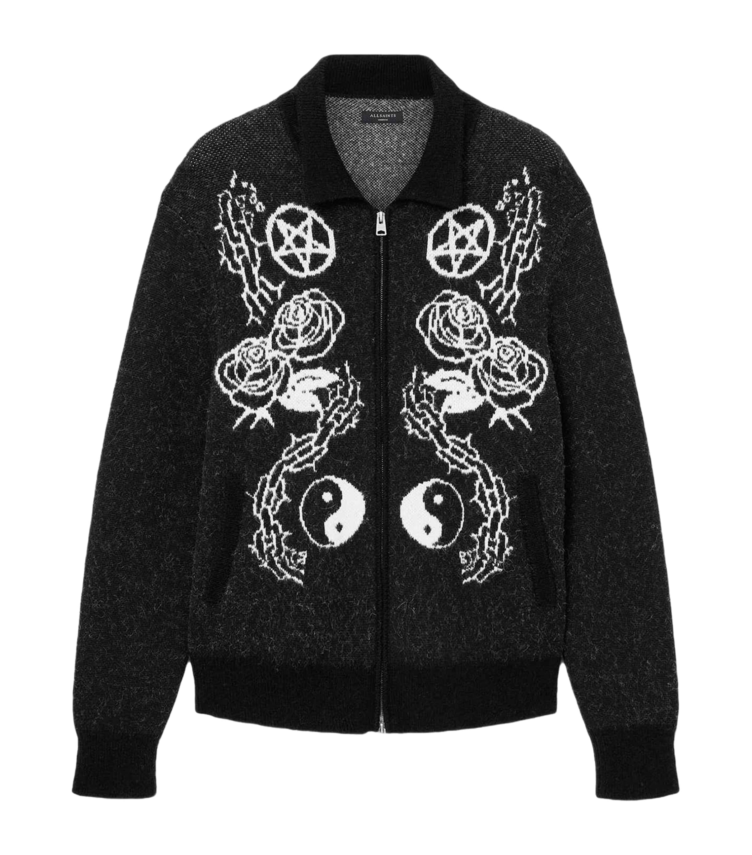 Cotton-Blend Warner Cardigan