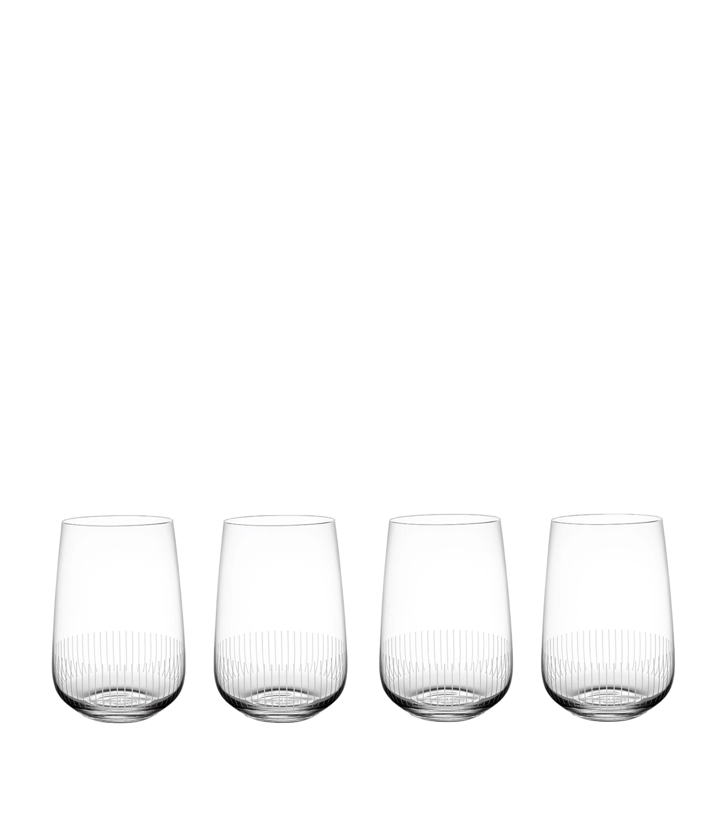 Set of 4 Crystal Afina Highball Glasses (300ml)