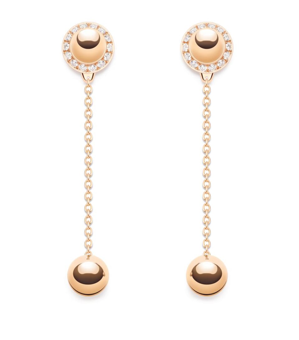 Rose Gold and Diamond Possession Earrings