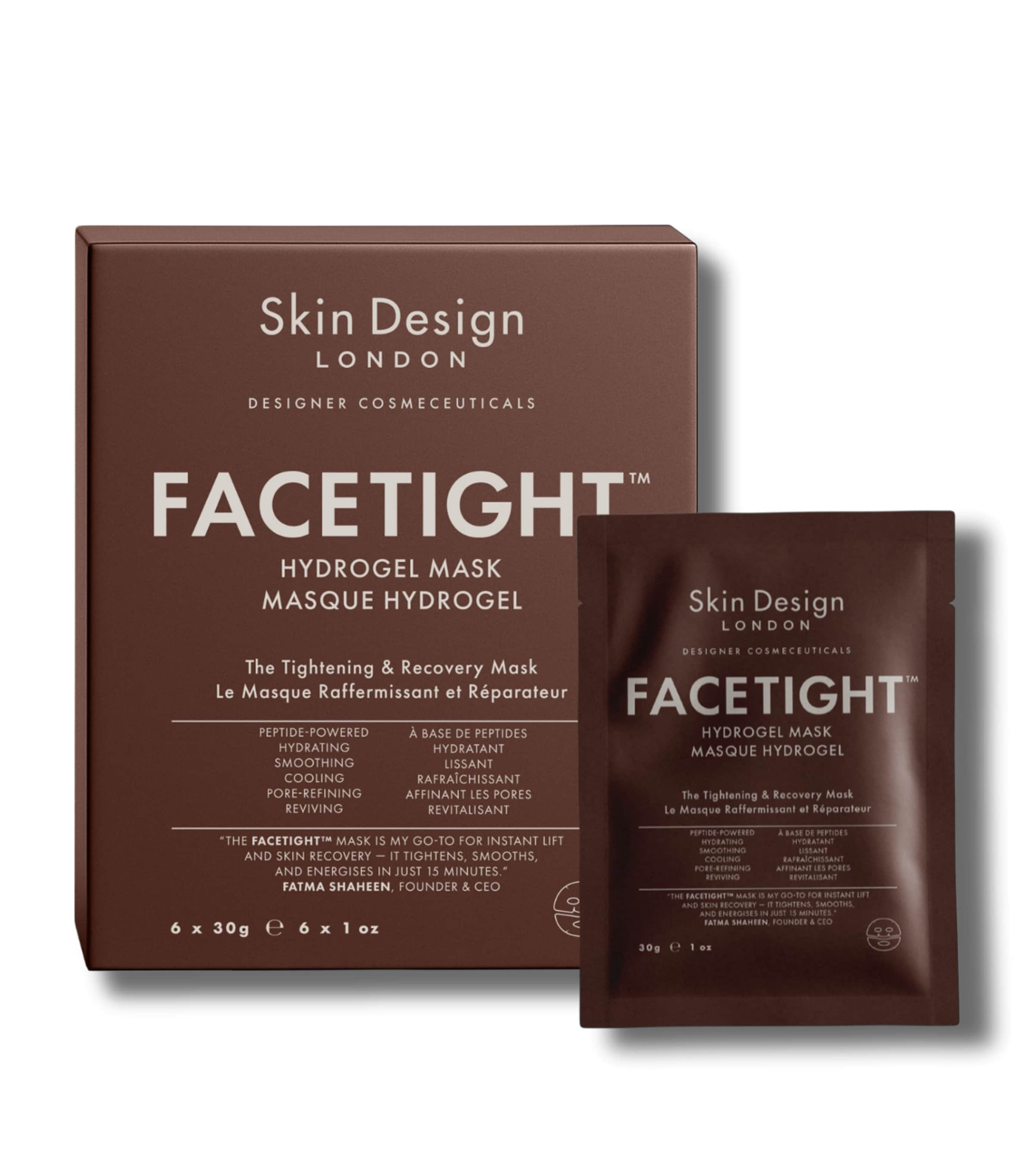 Skin Design London Facetight Hydrogel Mask (6 x 30g)