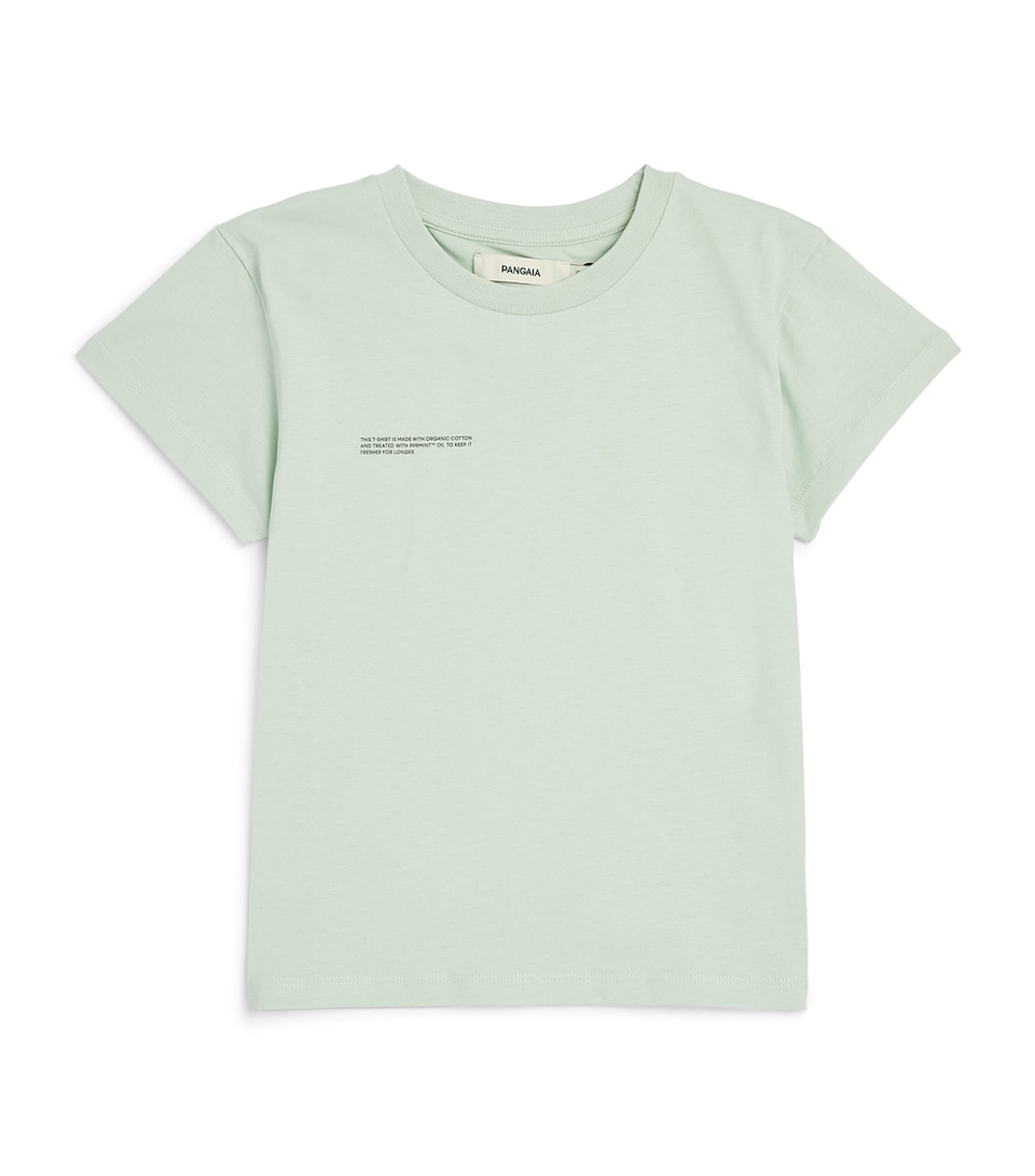 Pangaia Kids Organic Cotton 365 T-Shirt (3-12 Years) Dewy Green