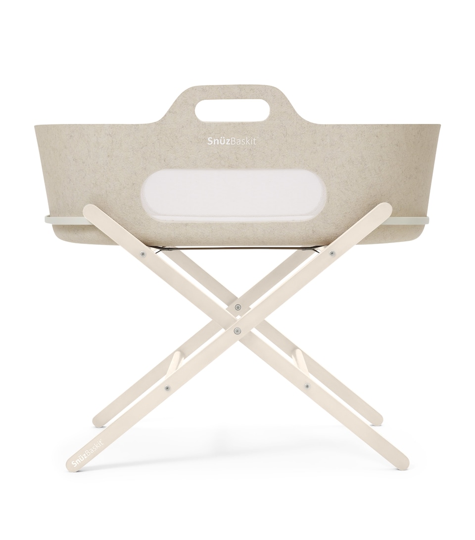 SnüzBaskit Barley Moses Basket & Cashmere Stand