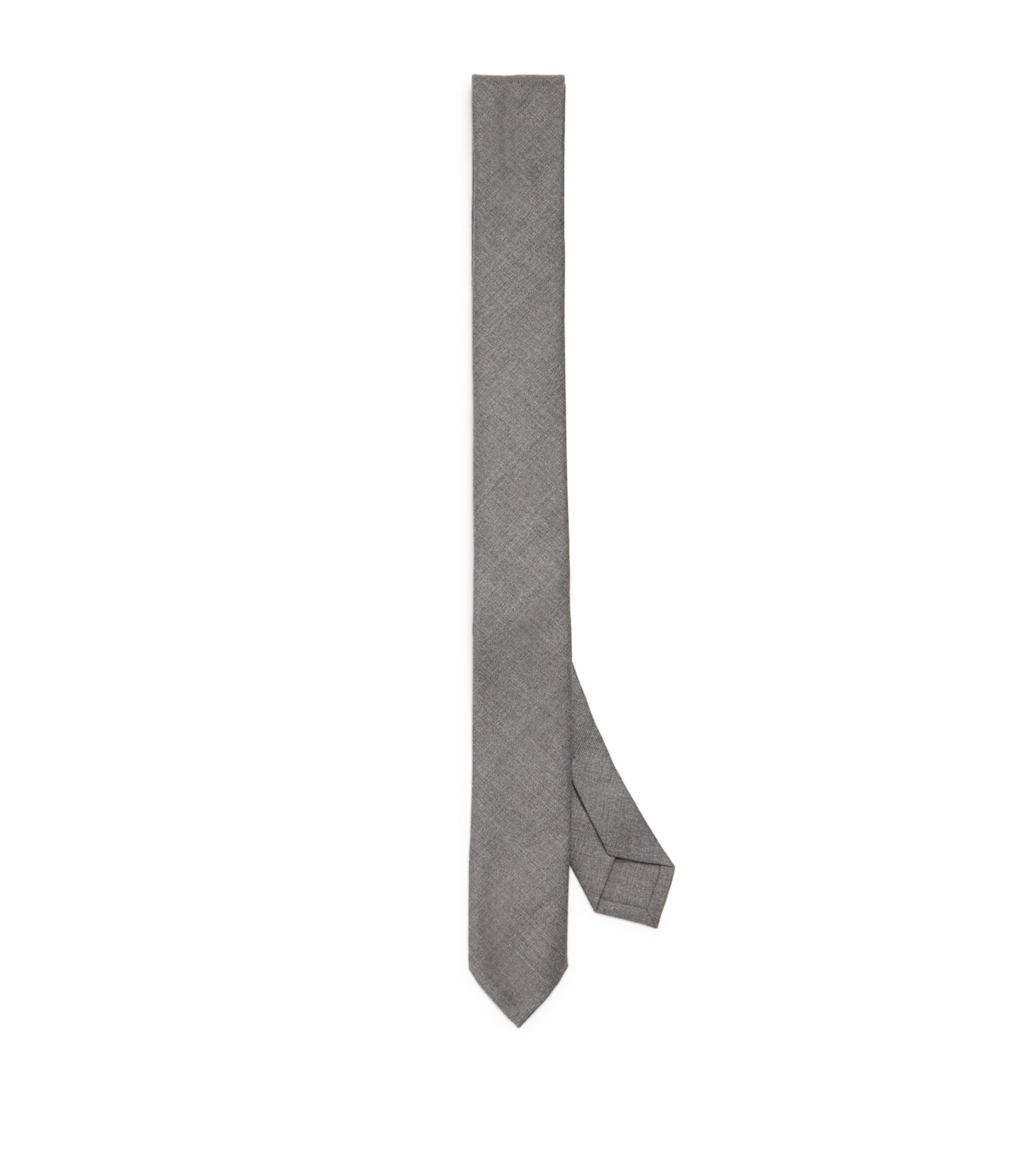 Thom Browne Wool Tie Med Grey