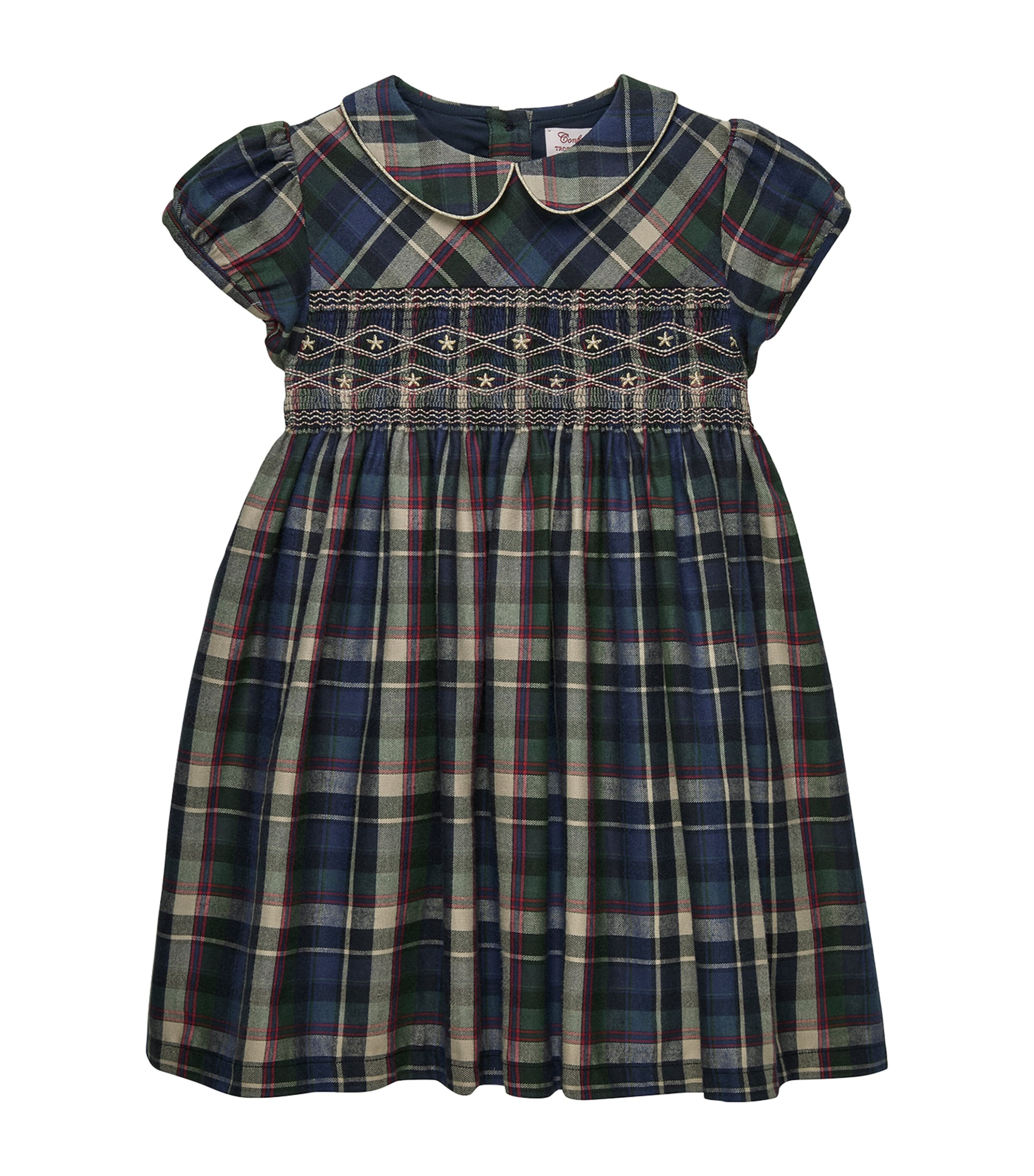 Trotters Cotton Bonnie Dress (6-11 Years) Multi Tartan