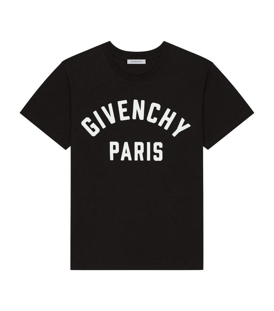 Givenchy Mens Logo Print T-Shirt Black/white