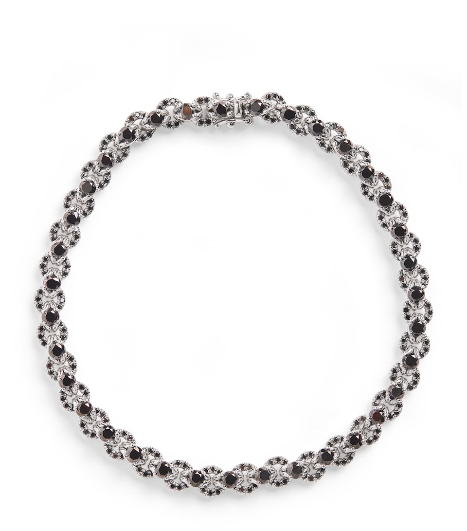 White Gold and Black Diamond Lumia Bracelet
