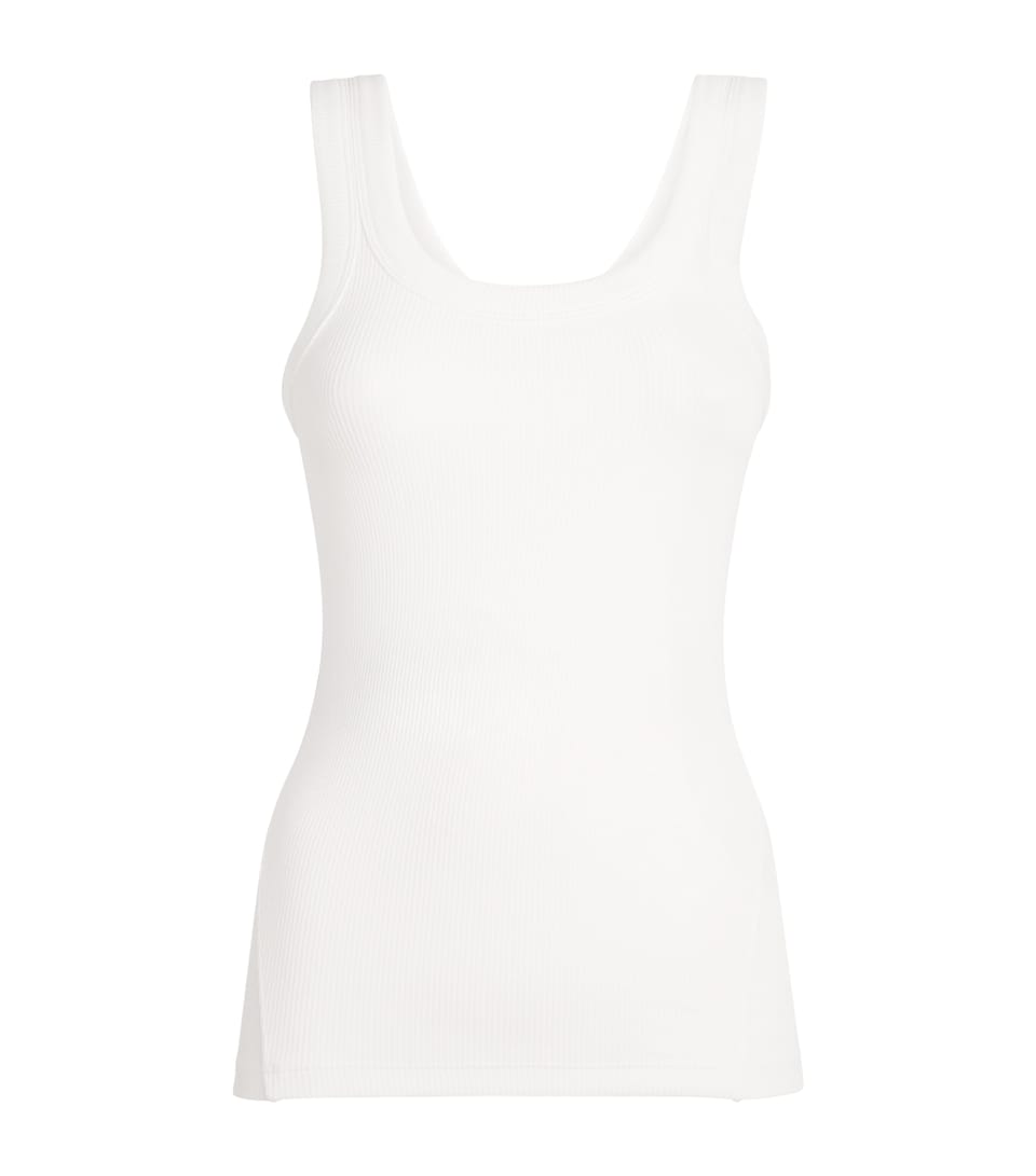Rag & Bone Womens The Essential Rib Tank Top White