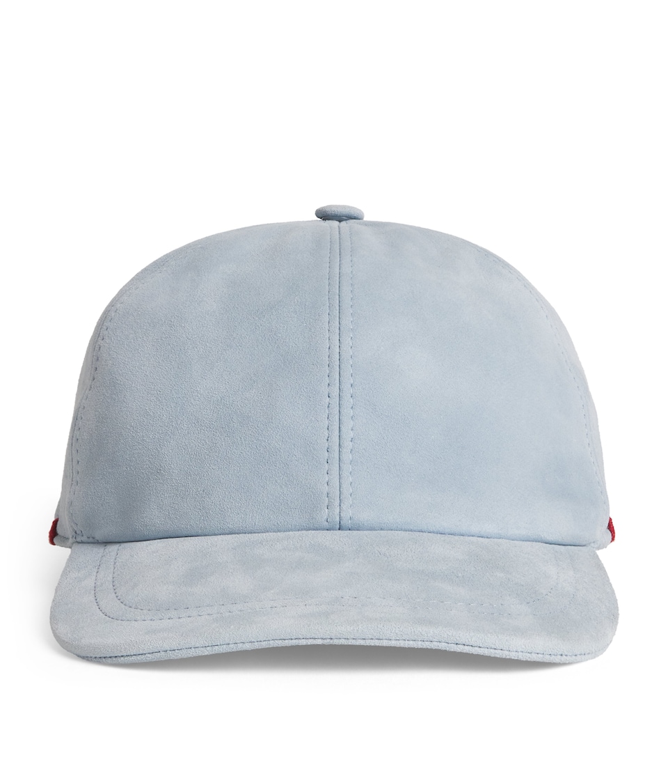 Suede Embroidered Baseball Cap