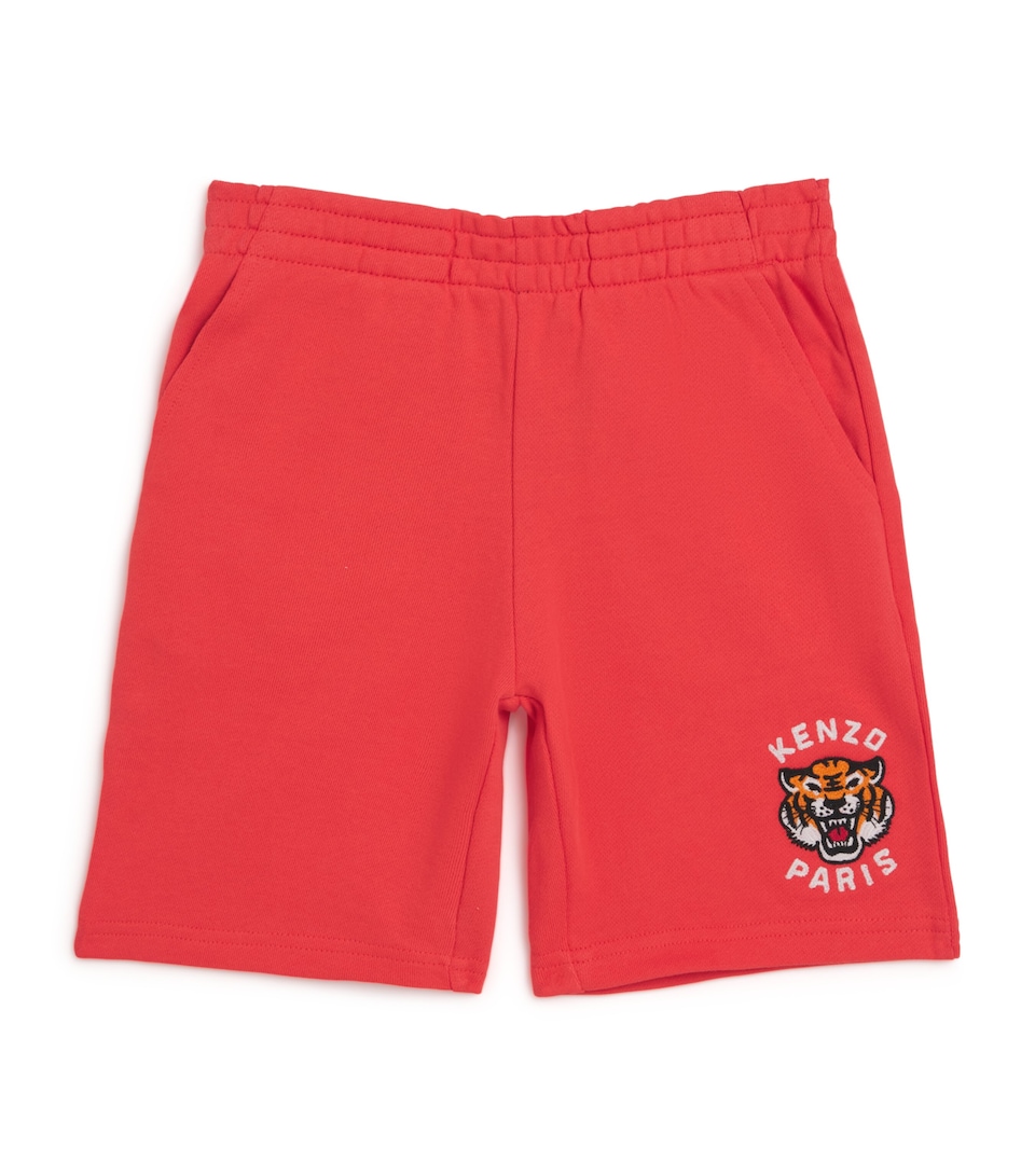 Cotton Tiger Logo Sweat Shorts (2-14 Years)