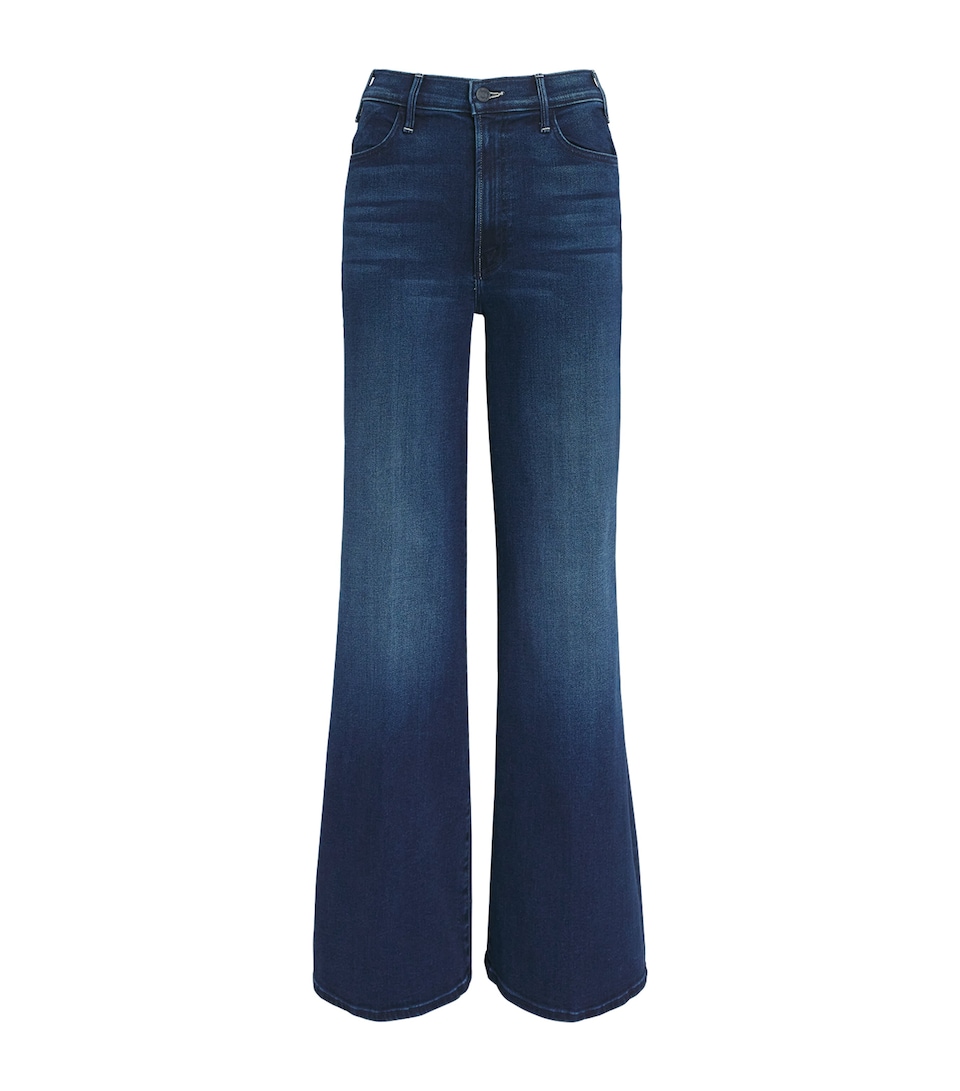 MOTHER Womens The Hustler Roller Sneak Jeans Homecoming High