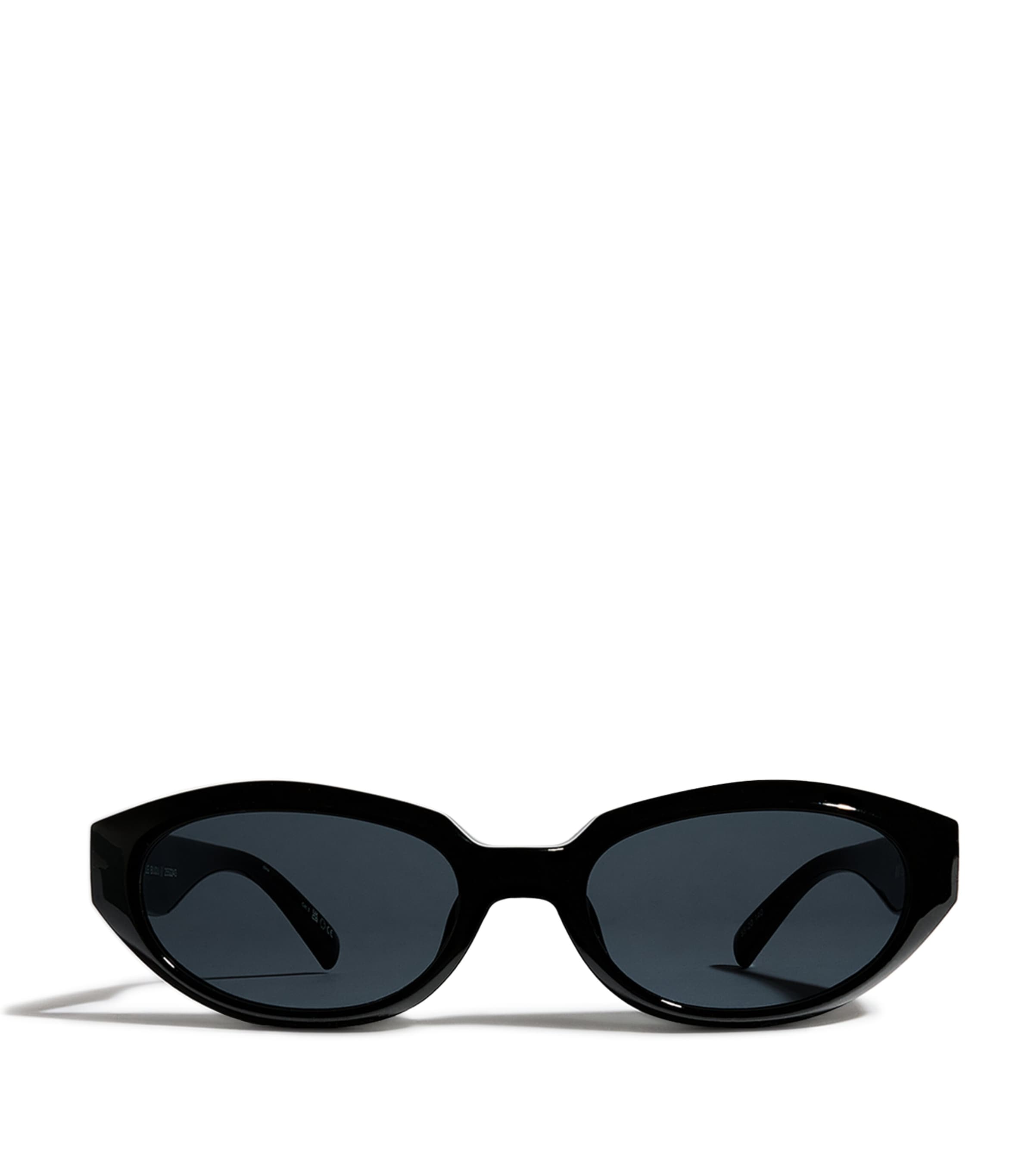 Le Specs Le Bijou Oval Sunglasses Black