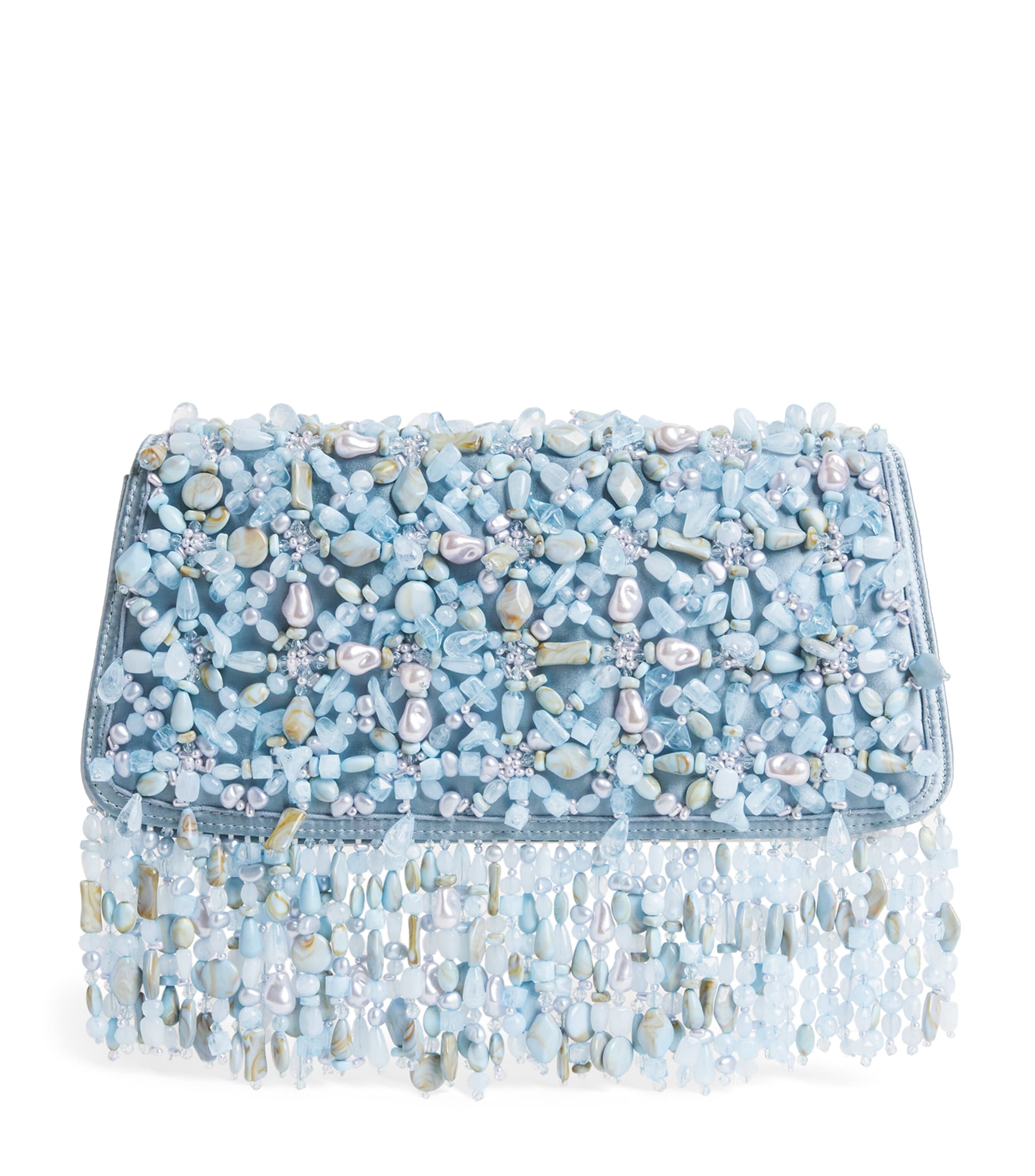 Cult Gaia Embellished Idalia Shoulder Bag Coastal