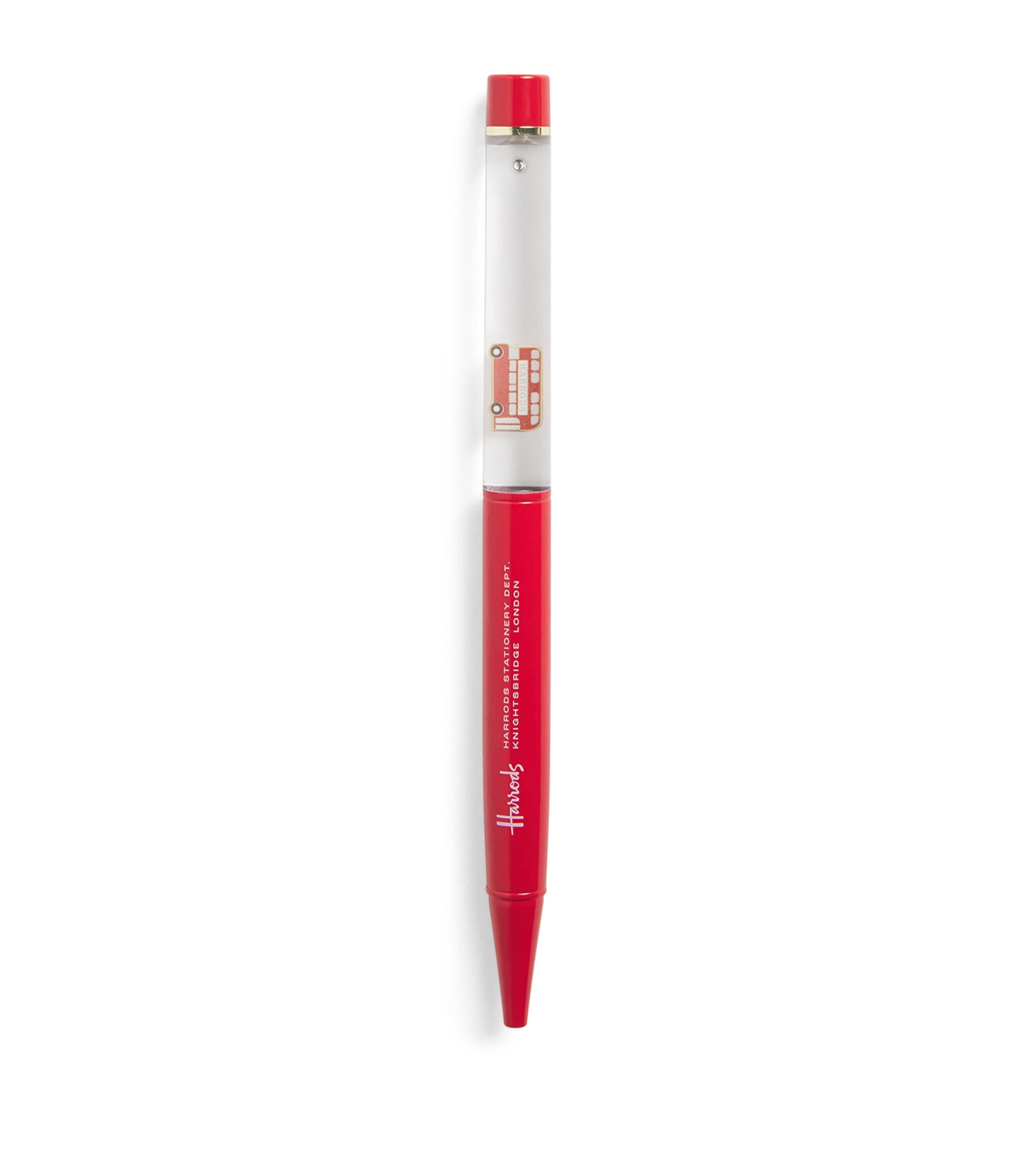 Floating Red Bus Pen