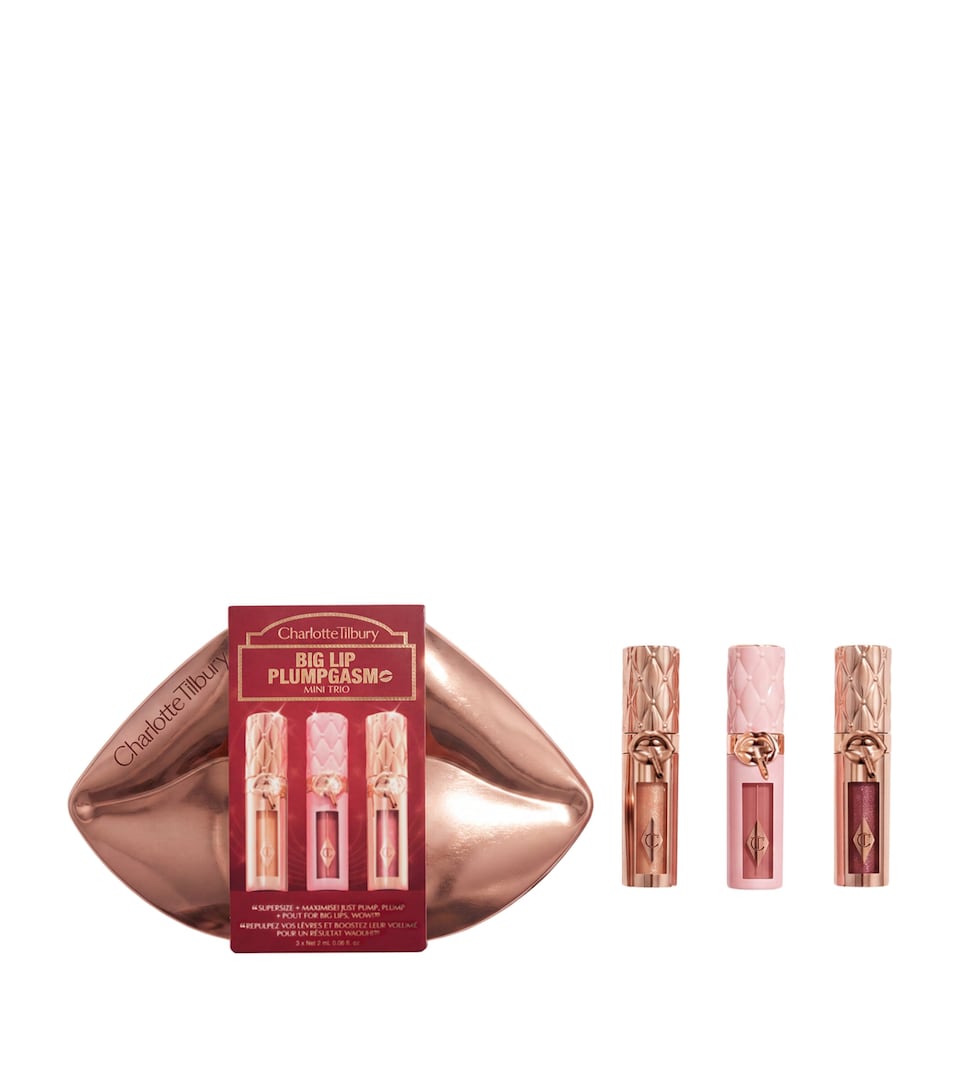 Charlotte Tilbury Big Lip Plumpgasm Mini Trio (worth £45) Pink