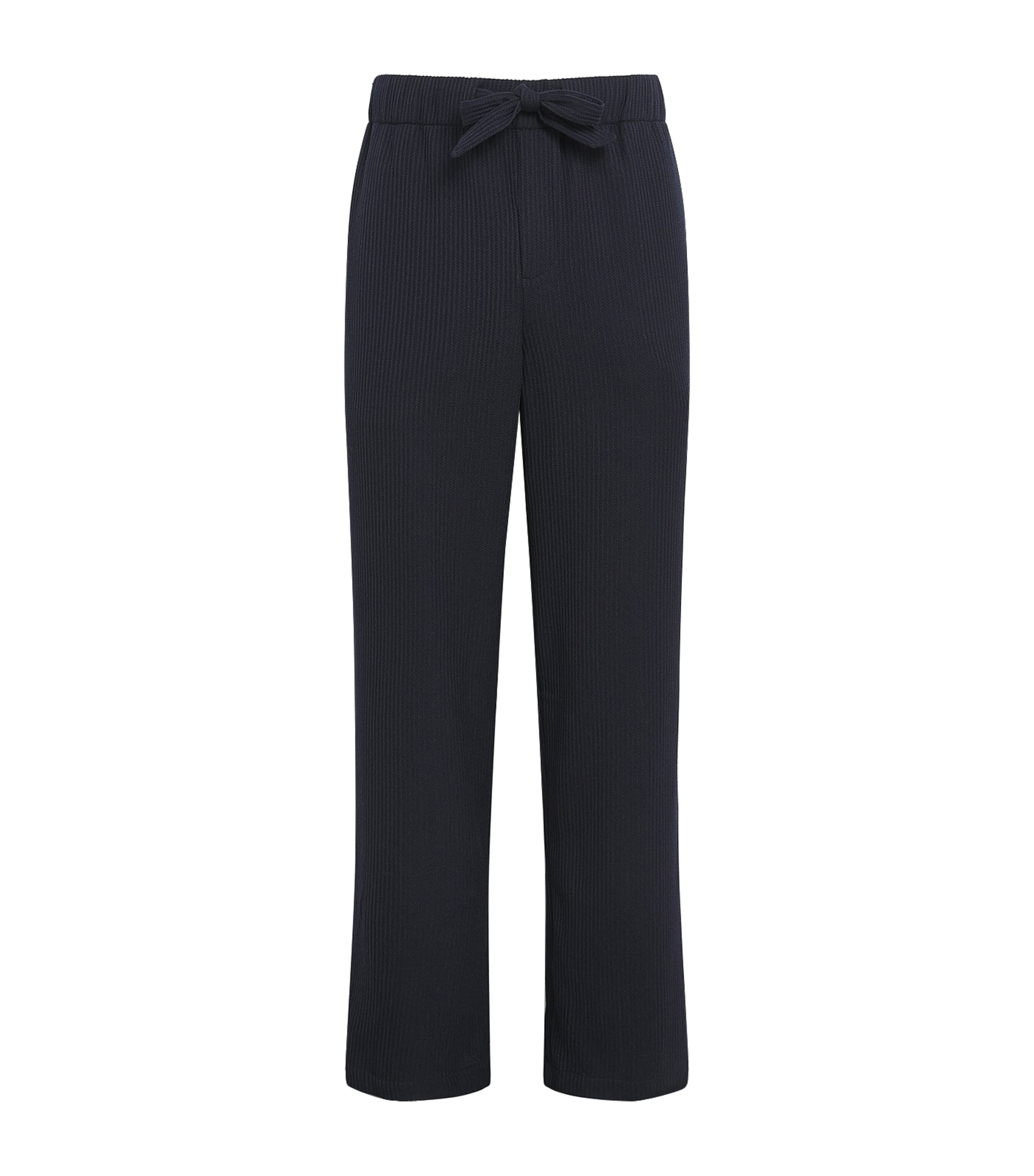 Frescobol Carioca Mens Wool Luan Trousers Navy