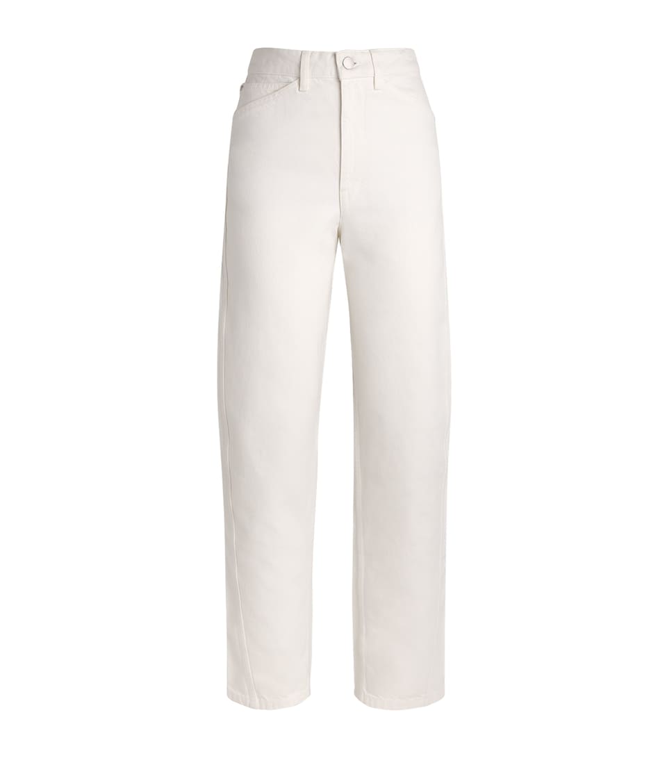 Lemaire Cotton Twisted Chinos Milk