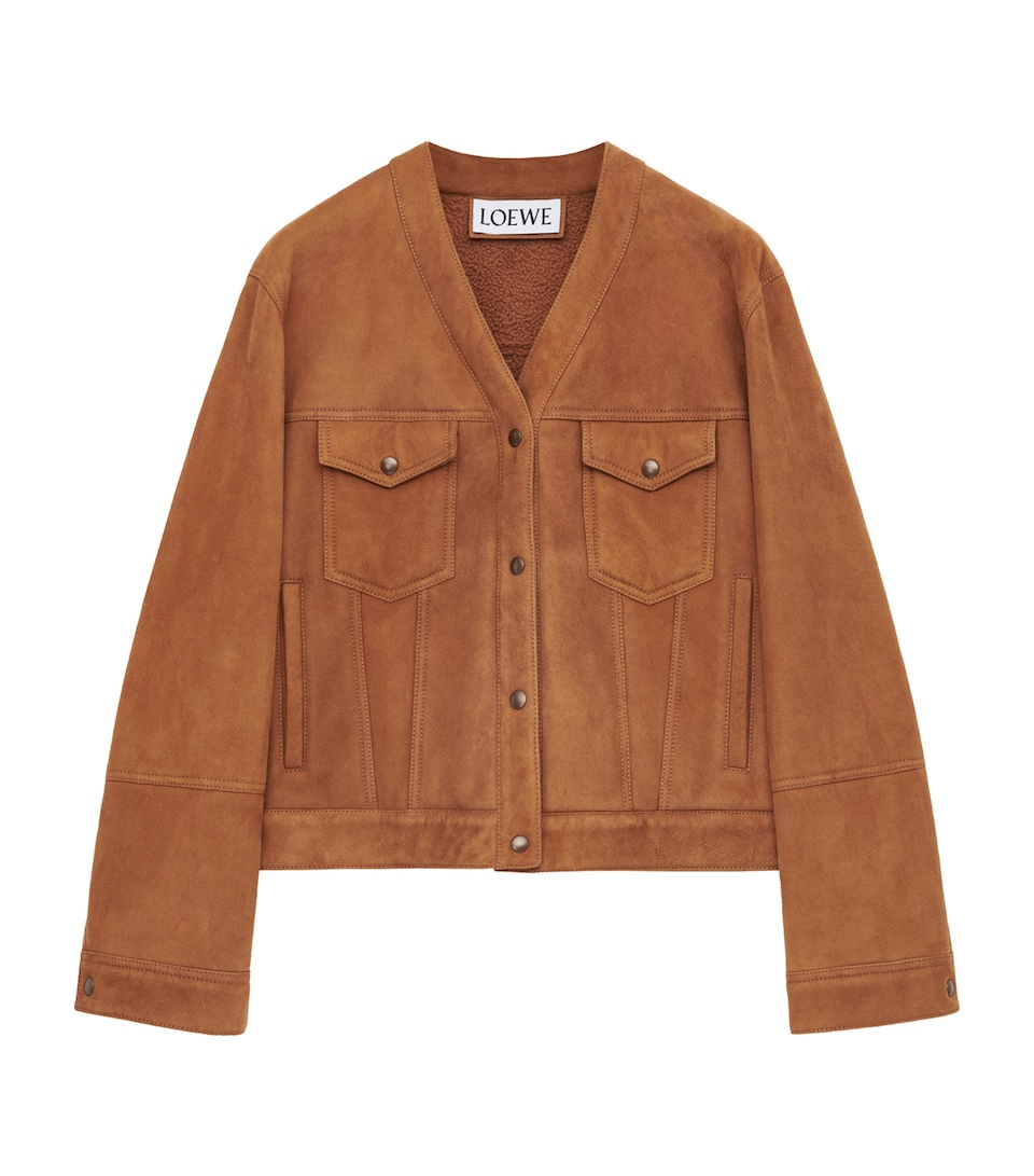 Lambskin Shearling-Lined Jacket