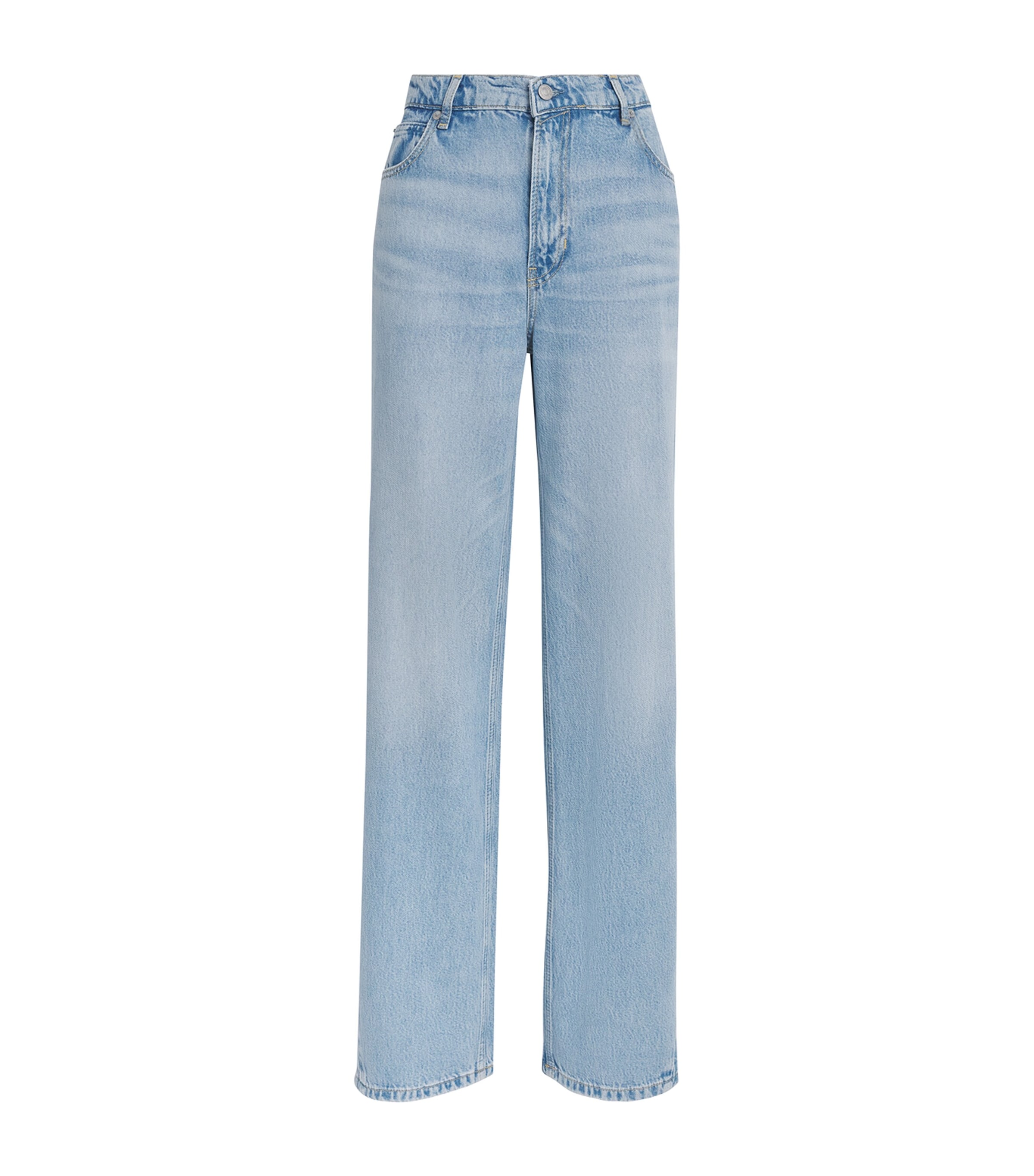 Guest In Residence Womens Traveler High-Rise Wide-Leg Jeans Summerland