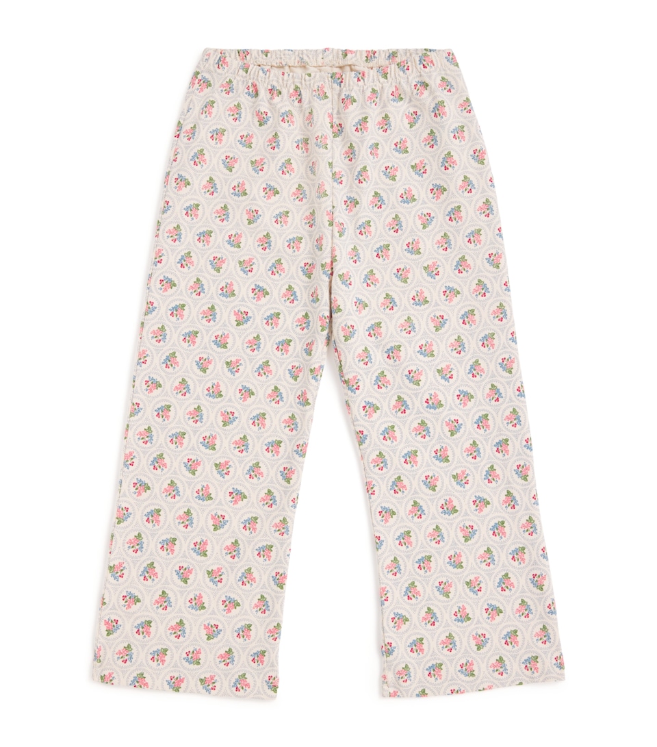 Cotton Floral Trousers (12 Months-4 Years)