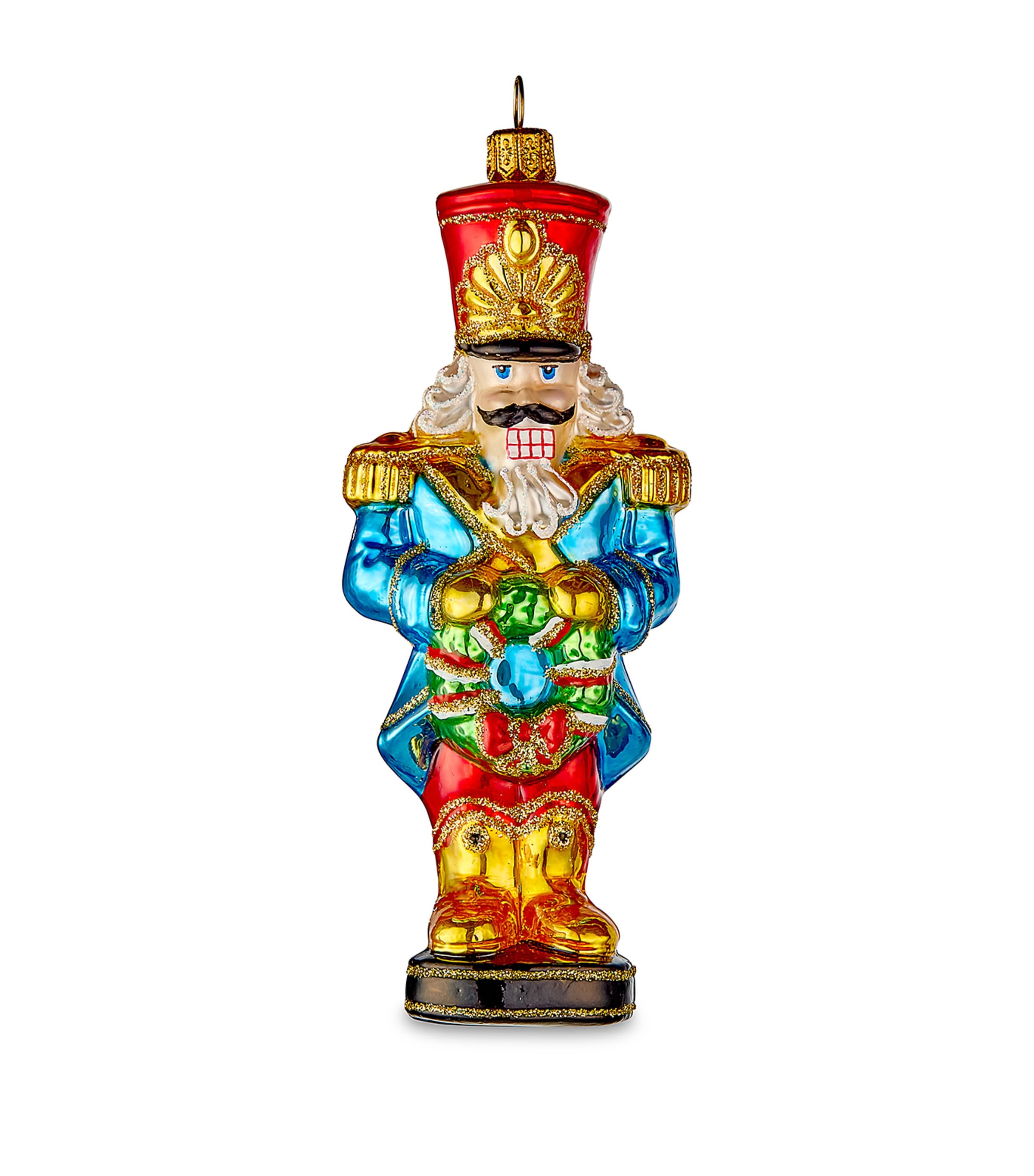 Glass Nutcracker Tree Ornament
