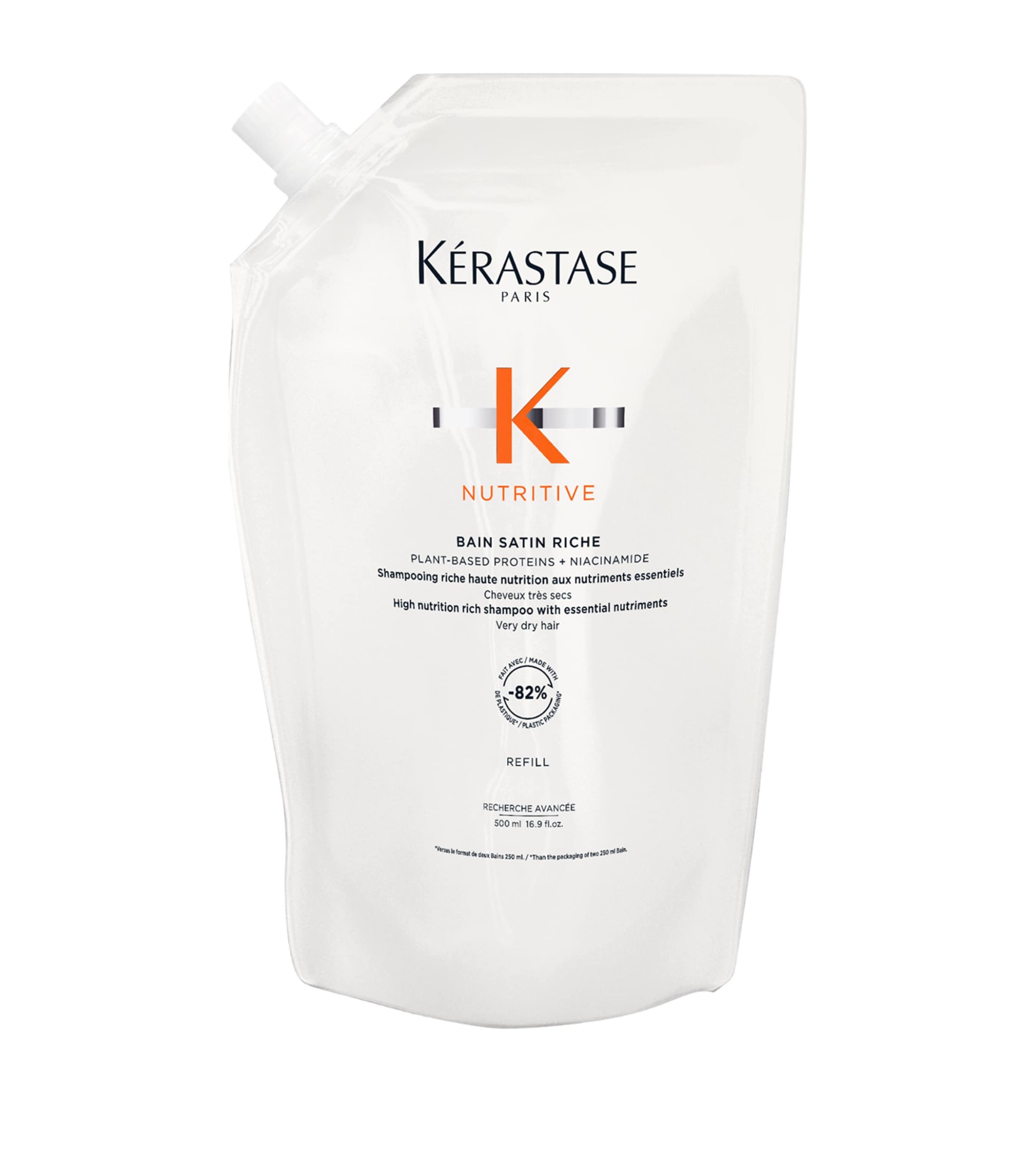 Kerastase Nutritive Bain Satin Riche Shampoo (500ml) - Refill