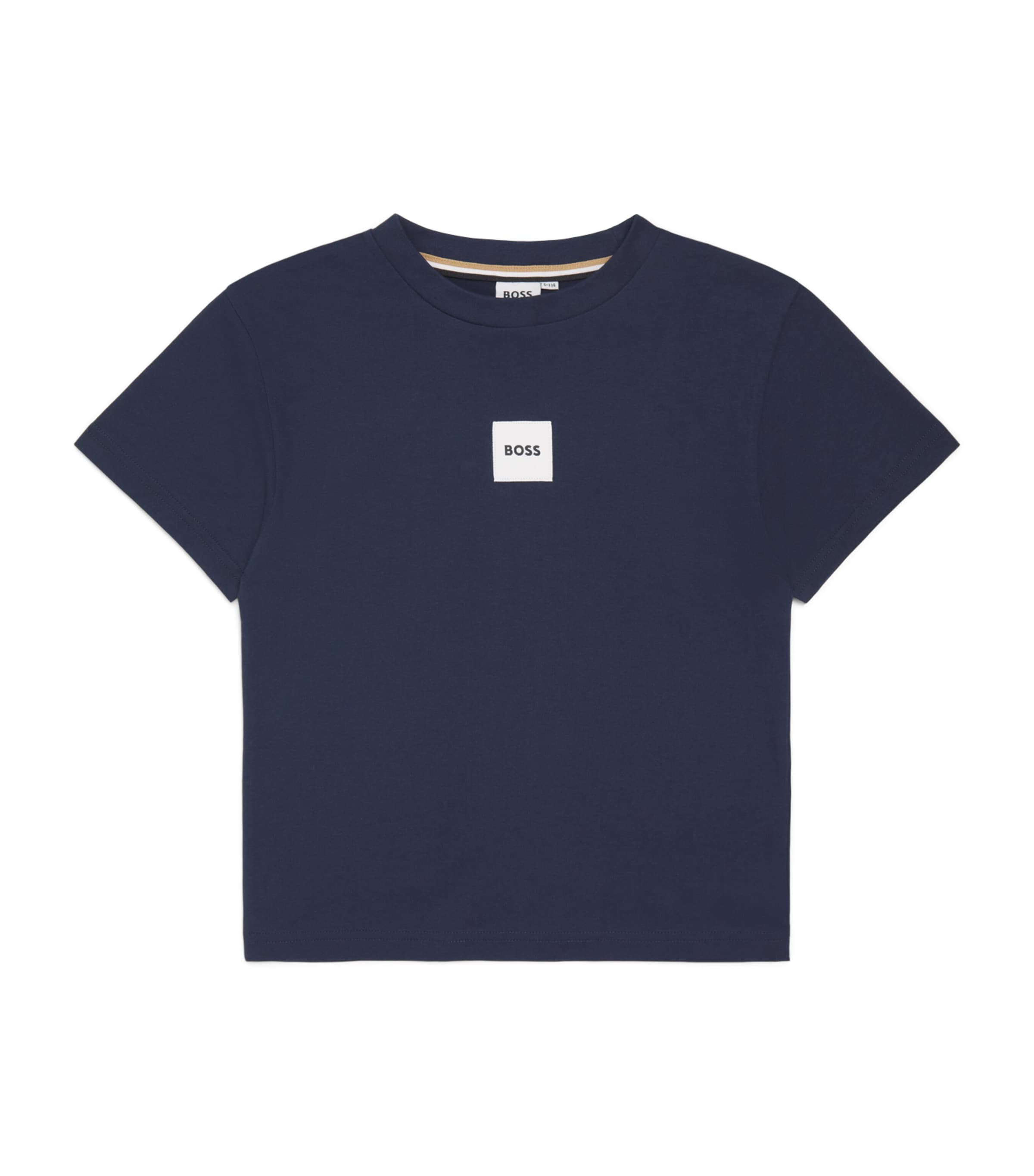 BOSS Kidswear Cotton Logo Patch T-Shirt (4-16 Years) Navy