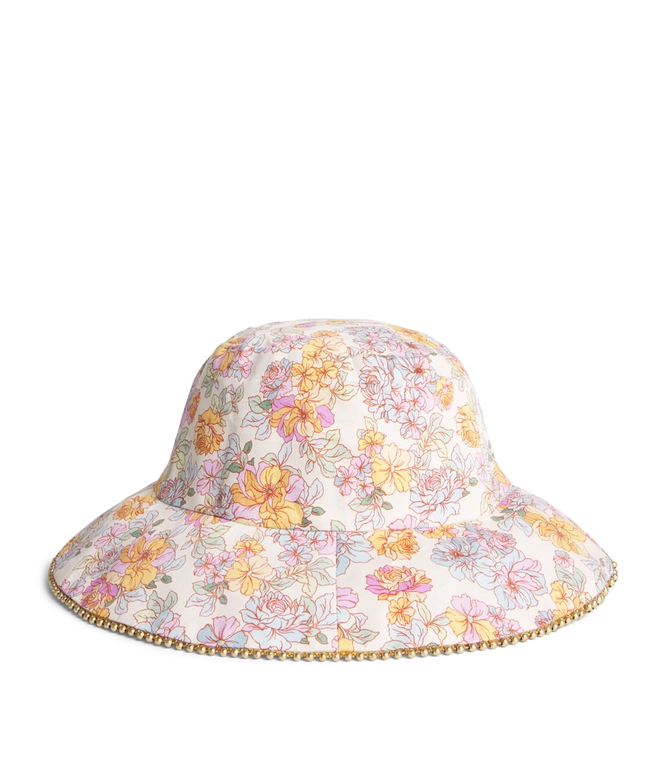 MARLO Cotton Posie Bucket Hat Floral