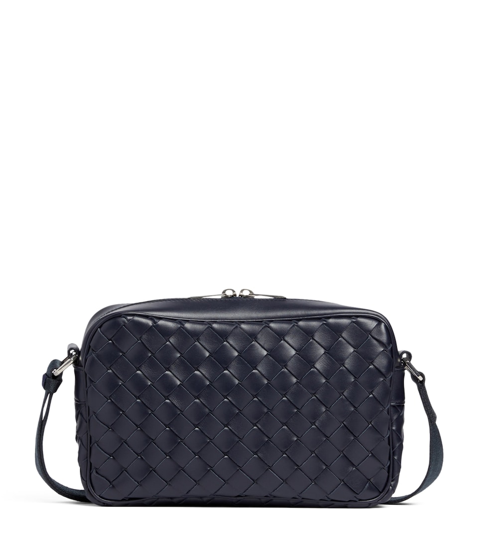 Small Leather Classic Intrecciato Camera Bag