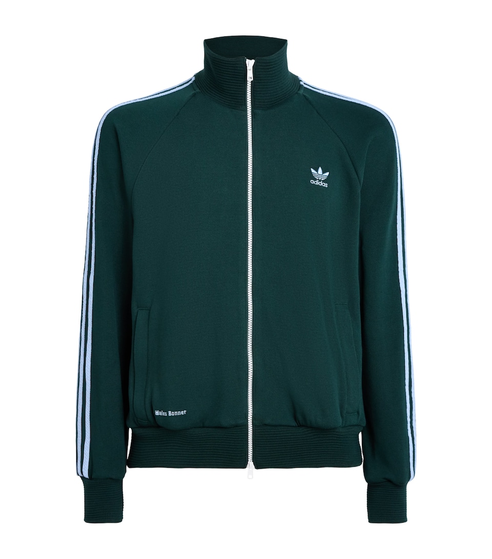 adidas Mens x Wales Bonner 80s Track Top Green Night