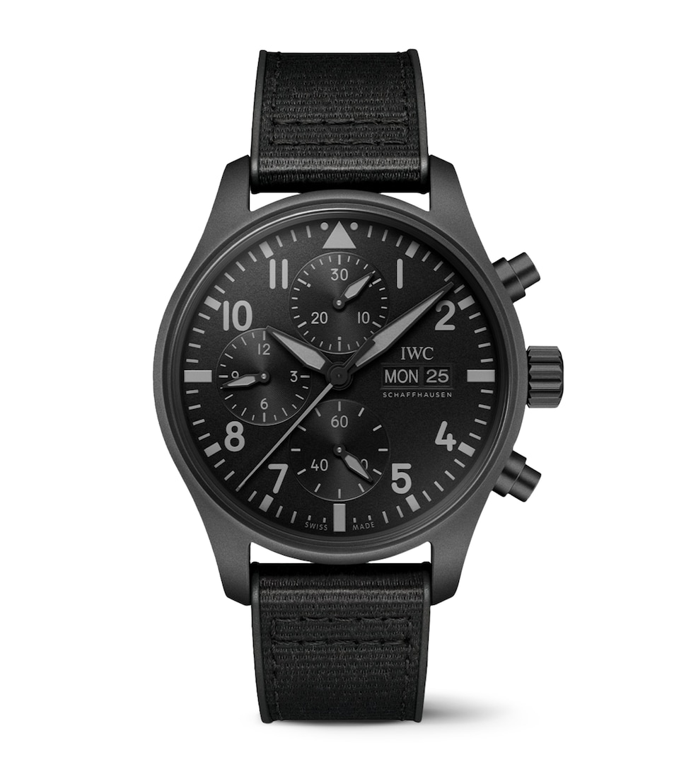 IWC Schaffhausen Ceratanium Top Gun Pilot's Watch 41mm Black