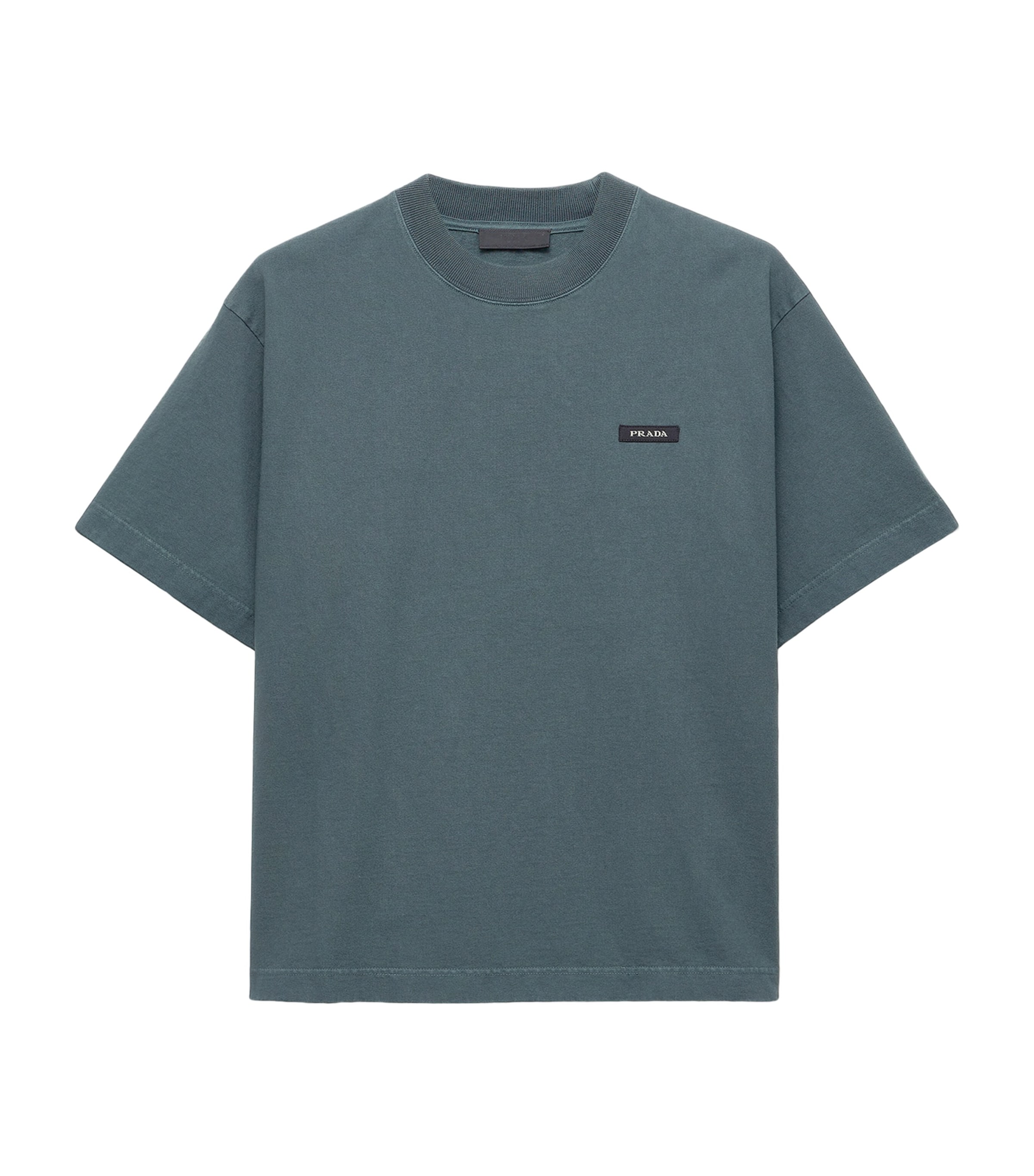 Prada Mens Logo T-Shirt Green
