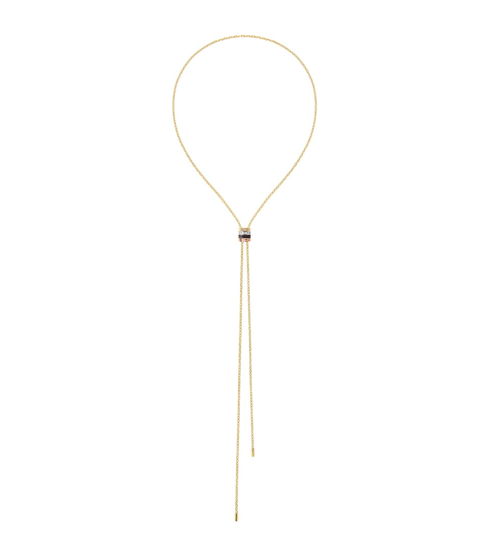 Large Yellow Gold Quatre Classique Tie Necklace
