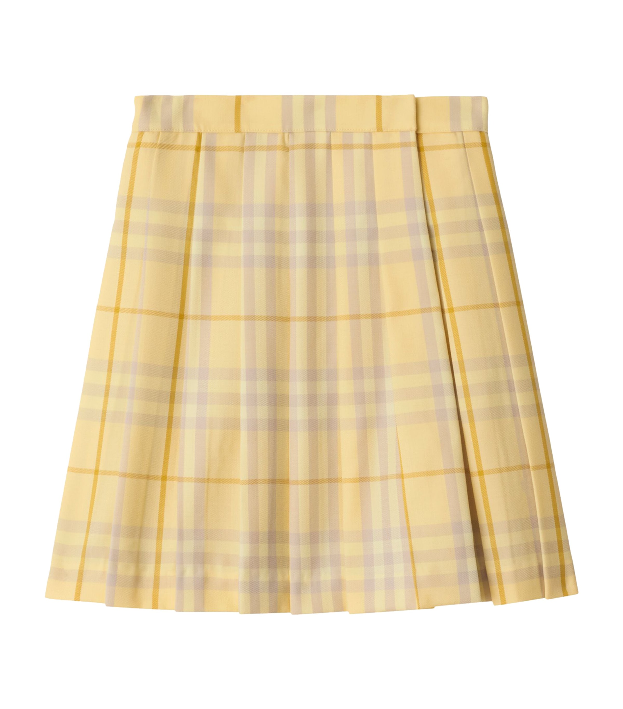 スカート BURBERRY Check kilt skirt Yellow Burberry Check Kilt Skirt Skirts Yellow | Wanan Luxury