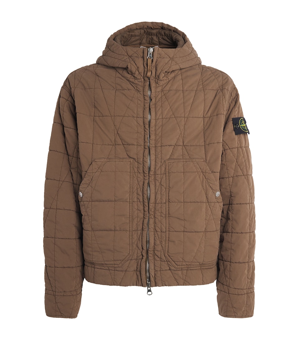 Cotton-Blend Quilted Jacket