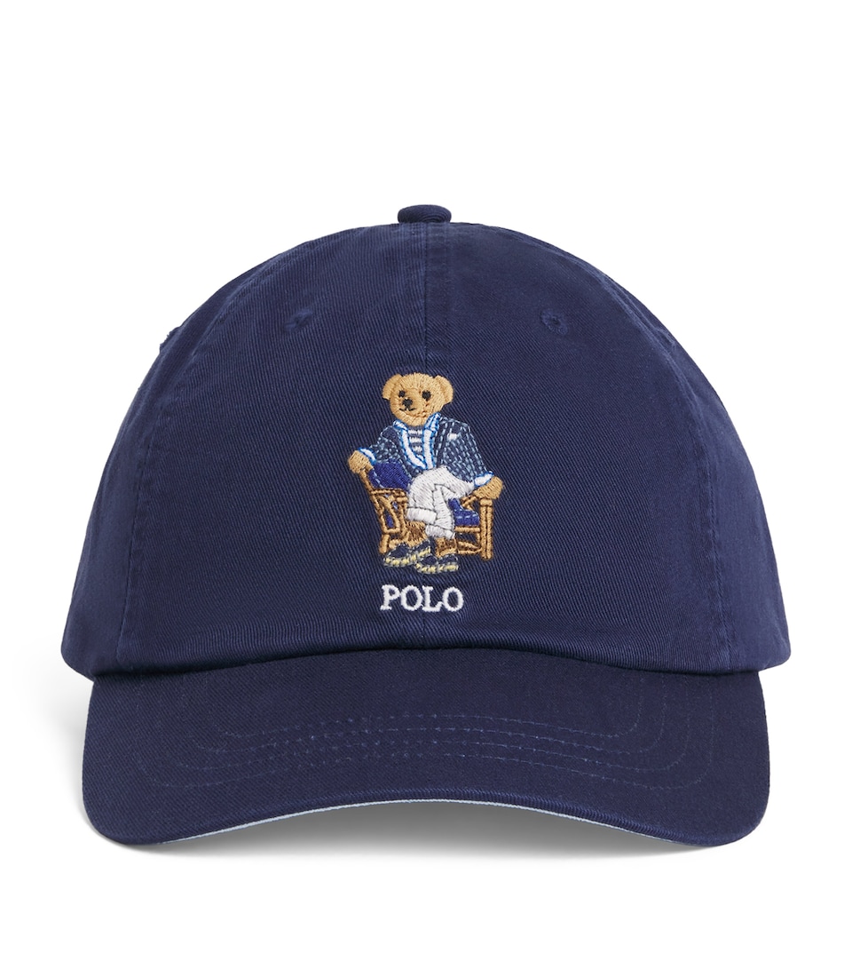 Polo Ralph Lauren Cotton Polo Bear Baseball Cap Nport Navy W/nprt Br