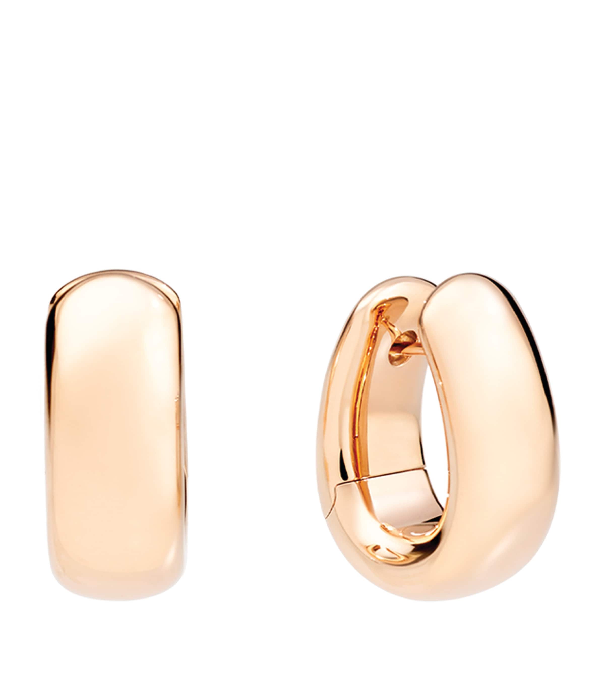 Rose Gold Iconica Hoop Earrings