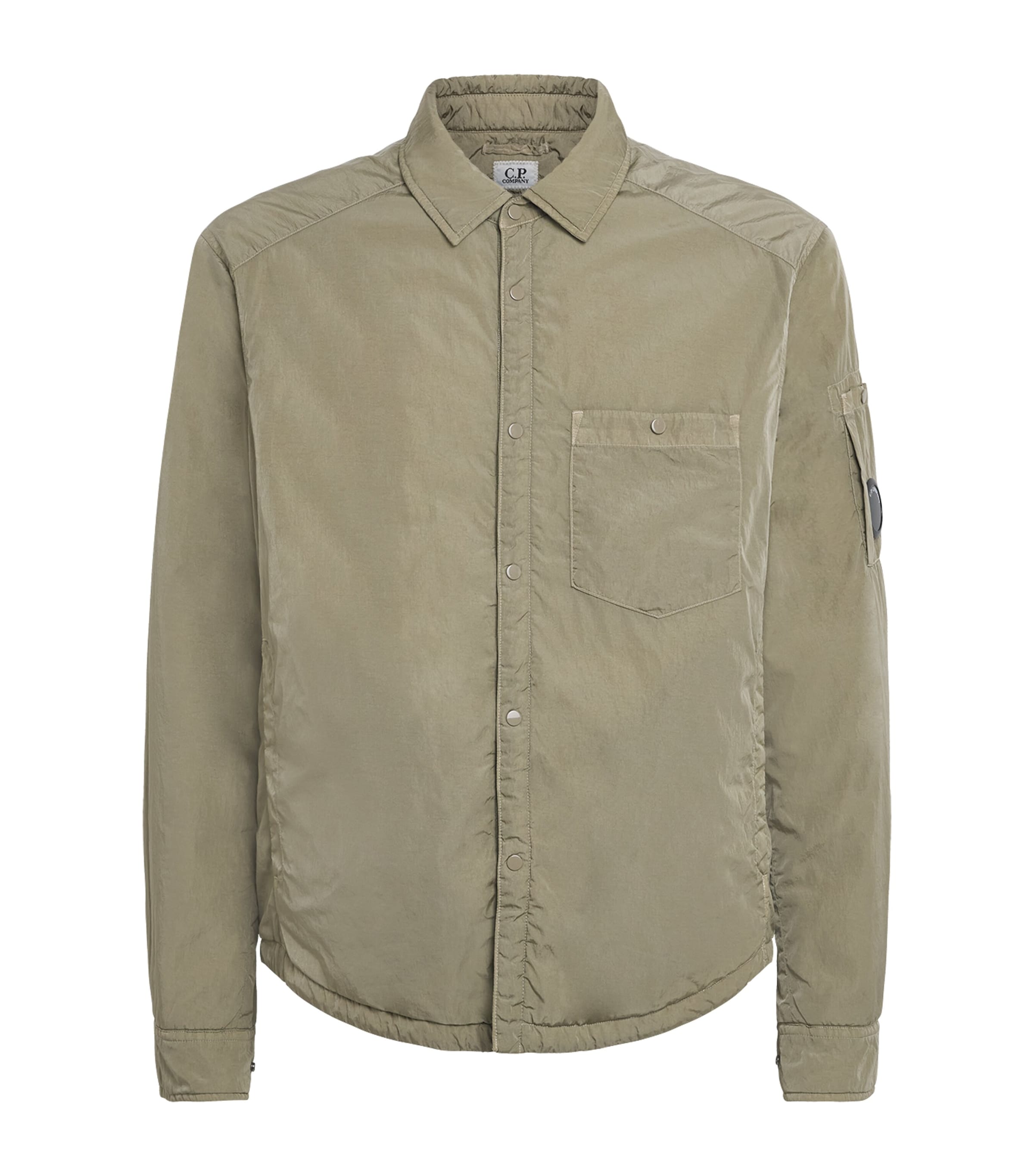 C.P. Company Mens Padded Overshirt Fallen Rock