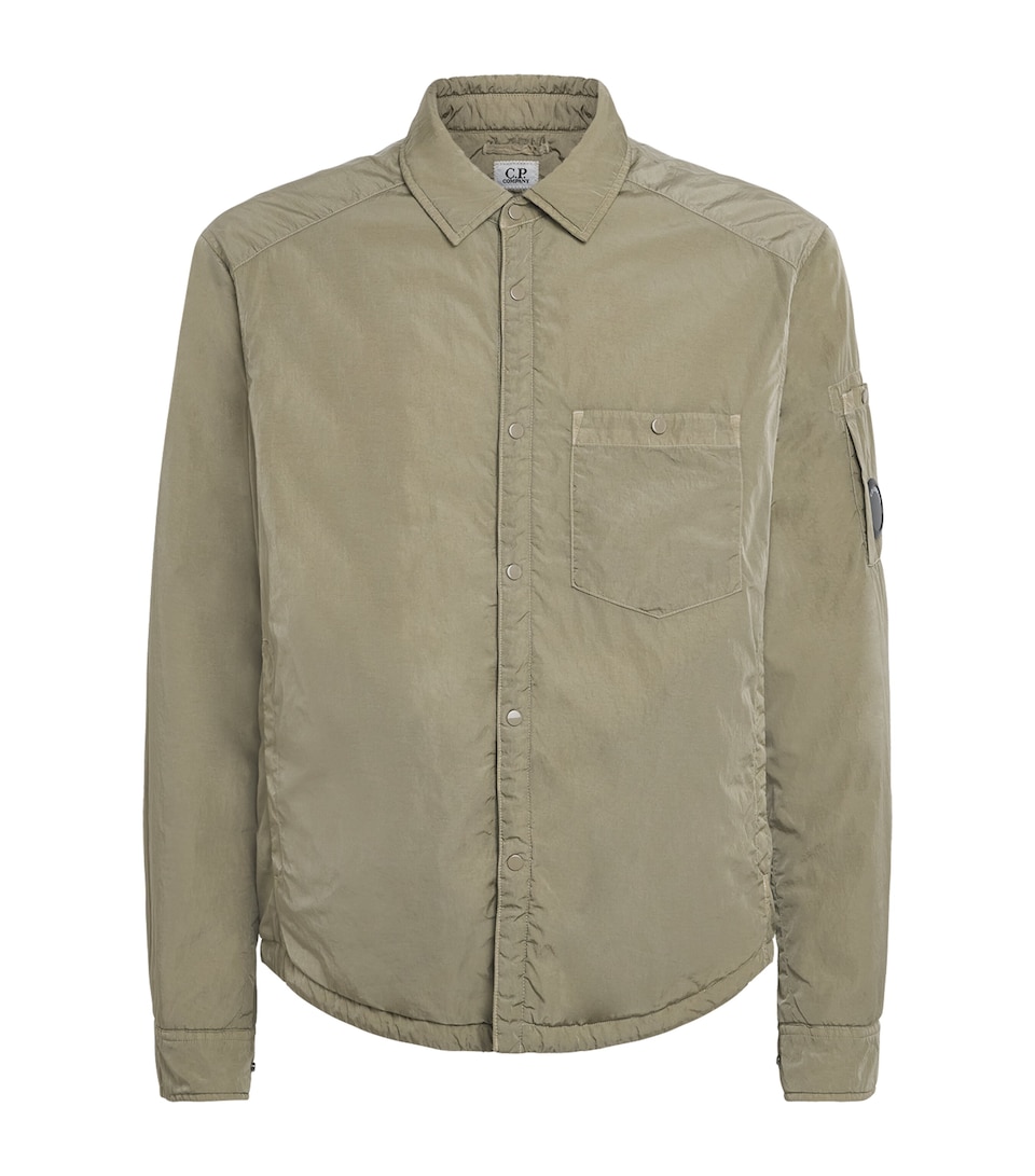 C.P. Company Mens Padded Overshirt Fallen Rock