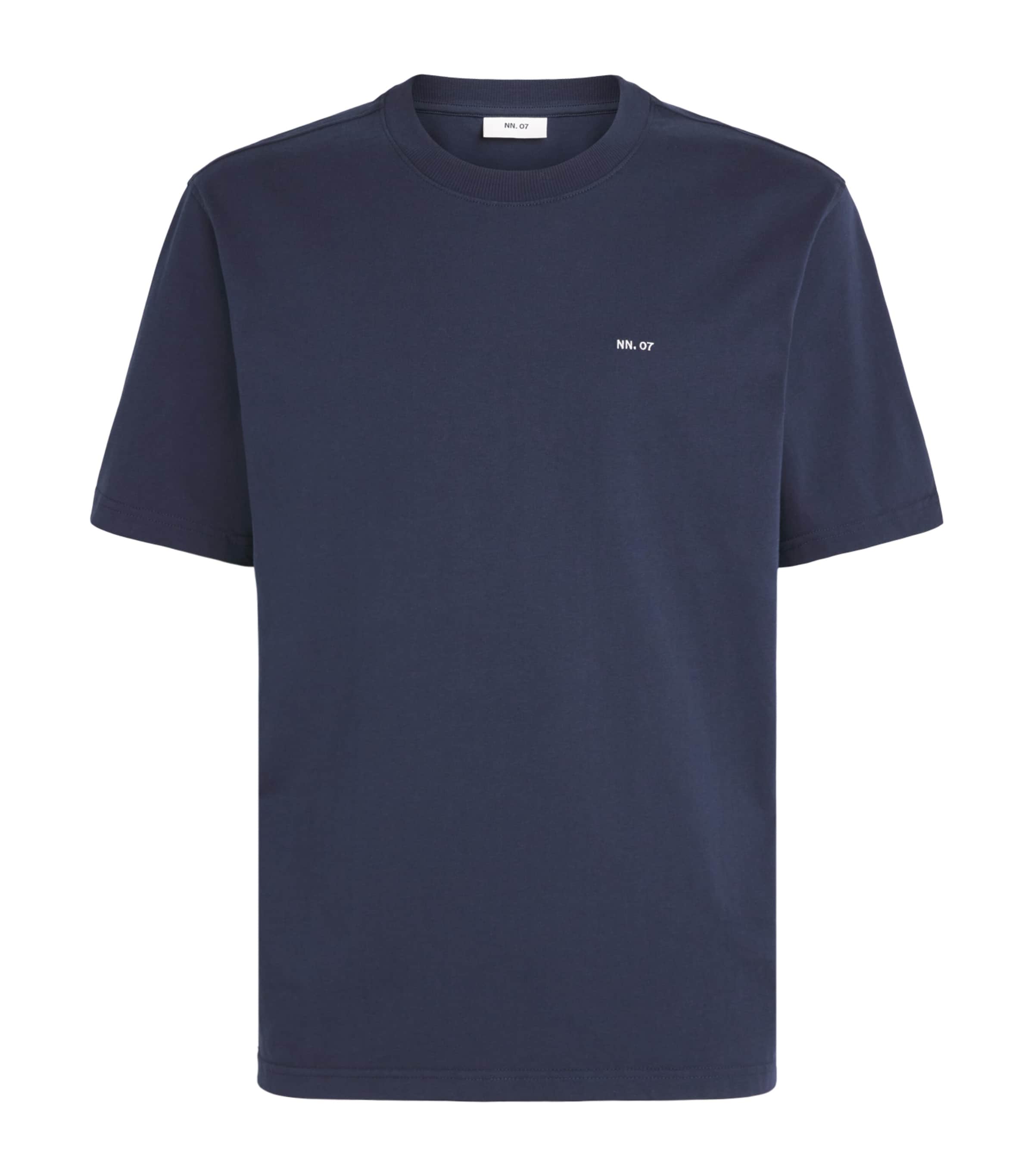 NN.07 Mens Pima Cotton Adam T-Shirt Navy
