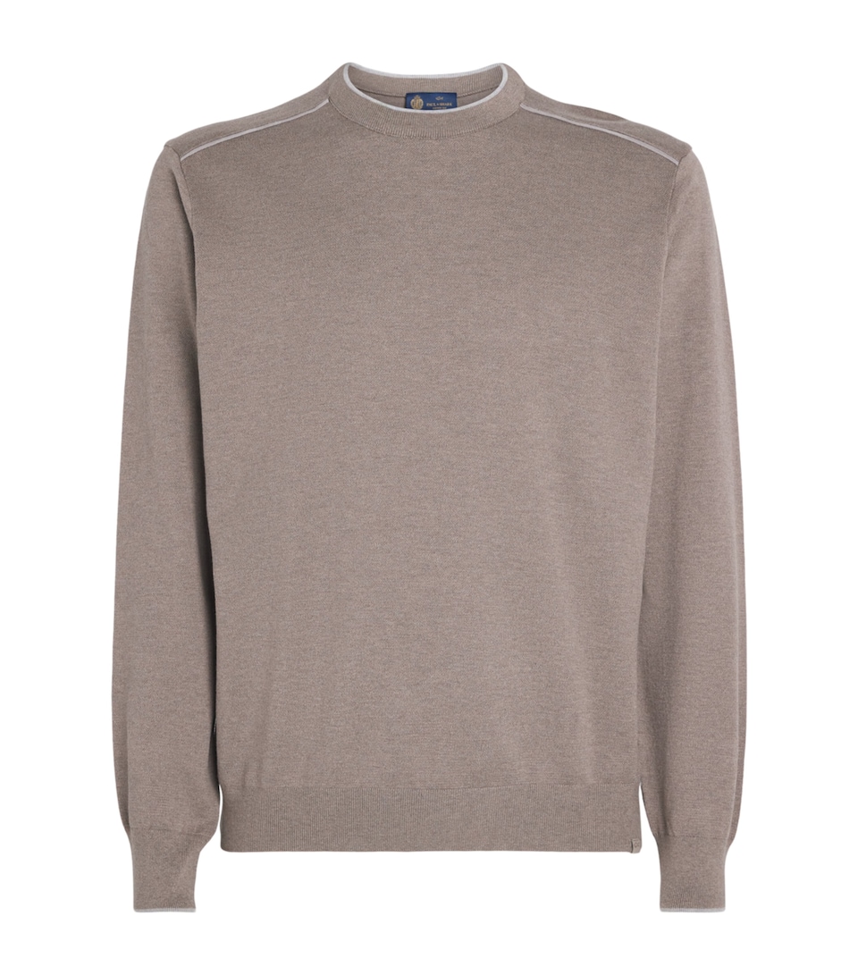 Silk-Cotton Knit Sweater